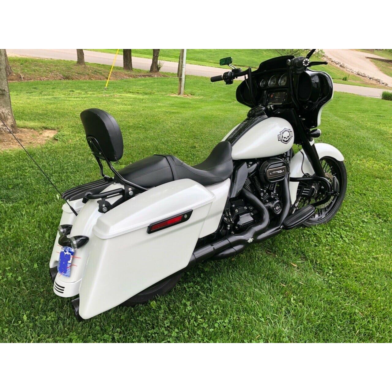 Soporte de Equipaje Desmontable KUAFU Negro para Harley 2009-2024