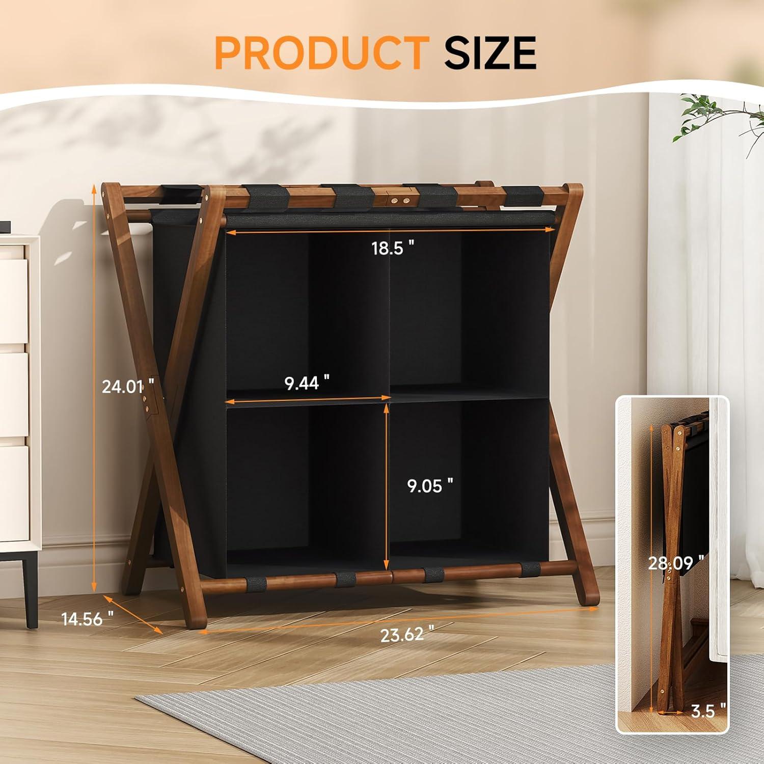 Soporte de Equipaje Plegable Aetherika de Bambú 2.8kg