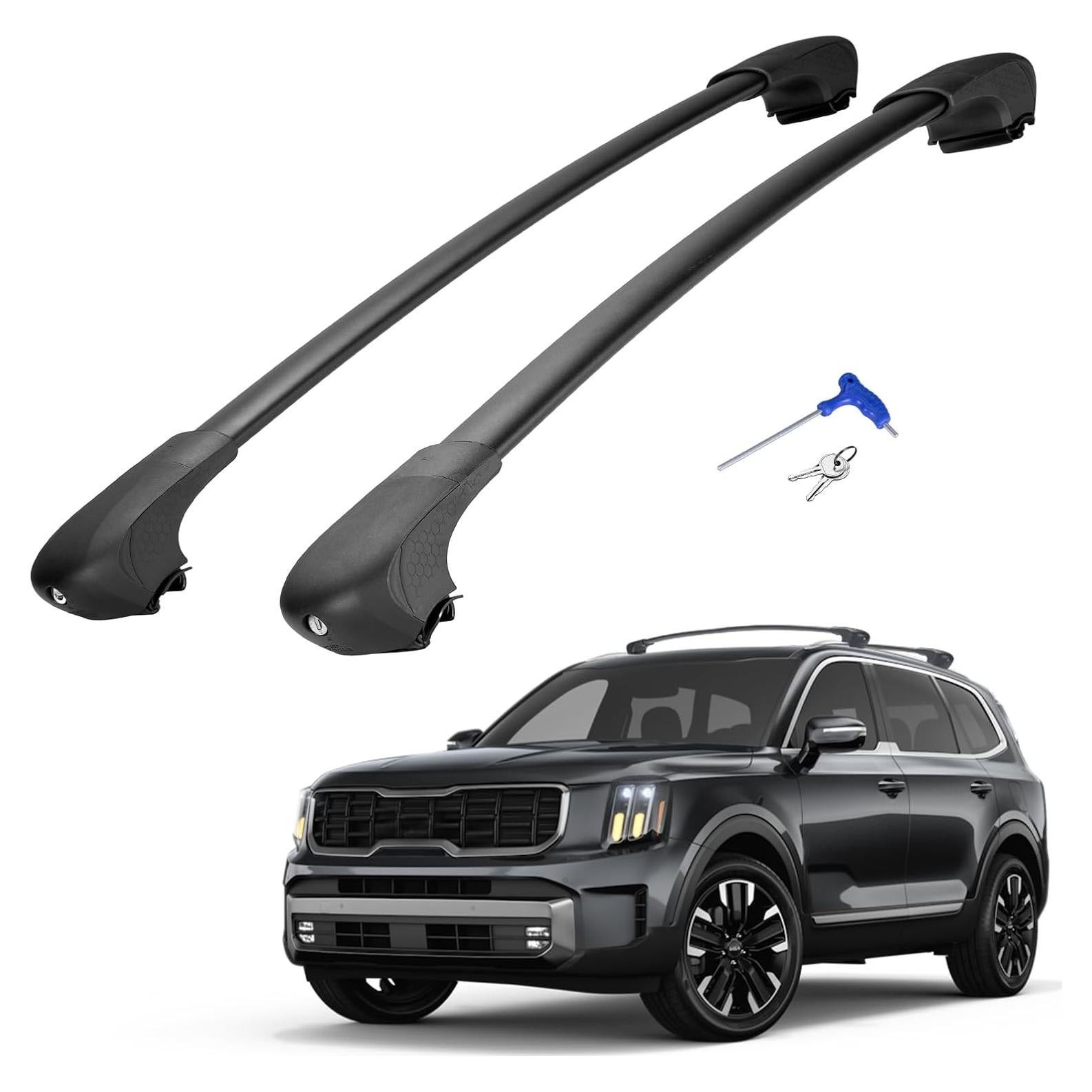 Barras Transversales de Techo JOYTUTUS 220 lbs para Kia Telluride 2019-2025