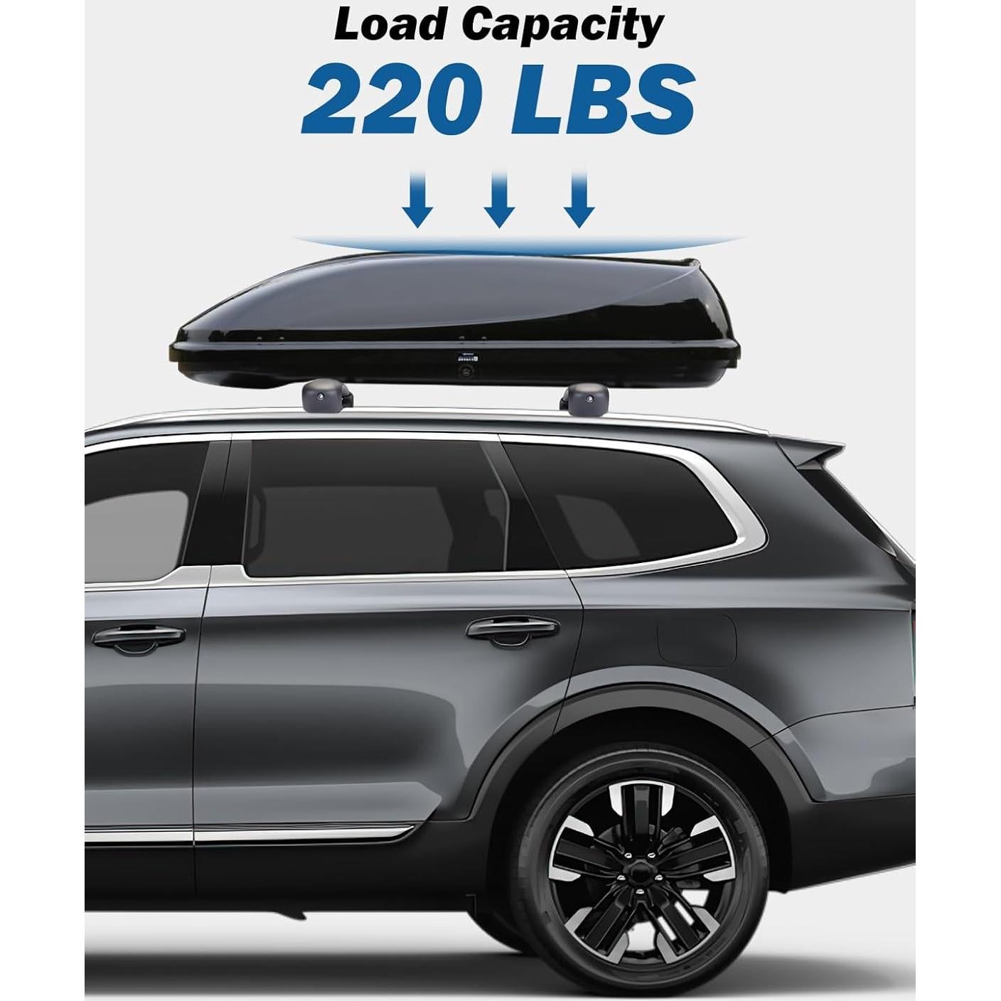 Barras Transversales de Techo JOYTUTUS 220 lbs para Kia Telluride 2019-2025