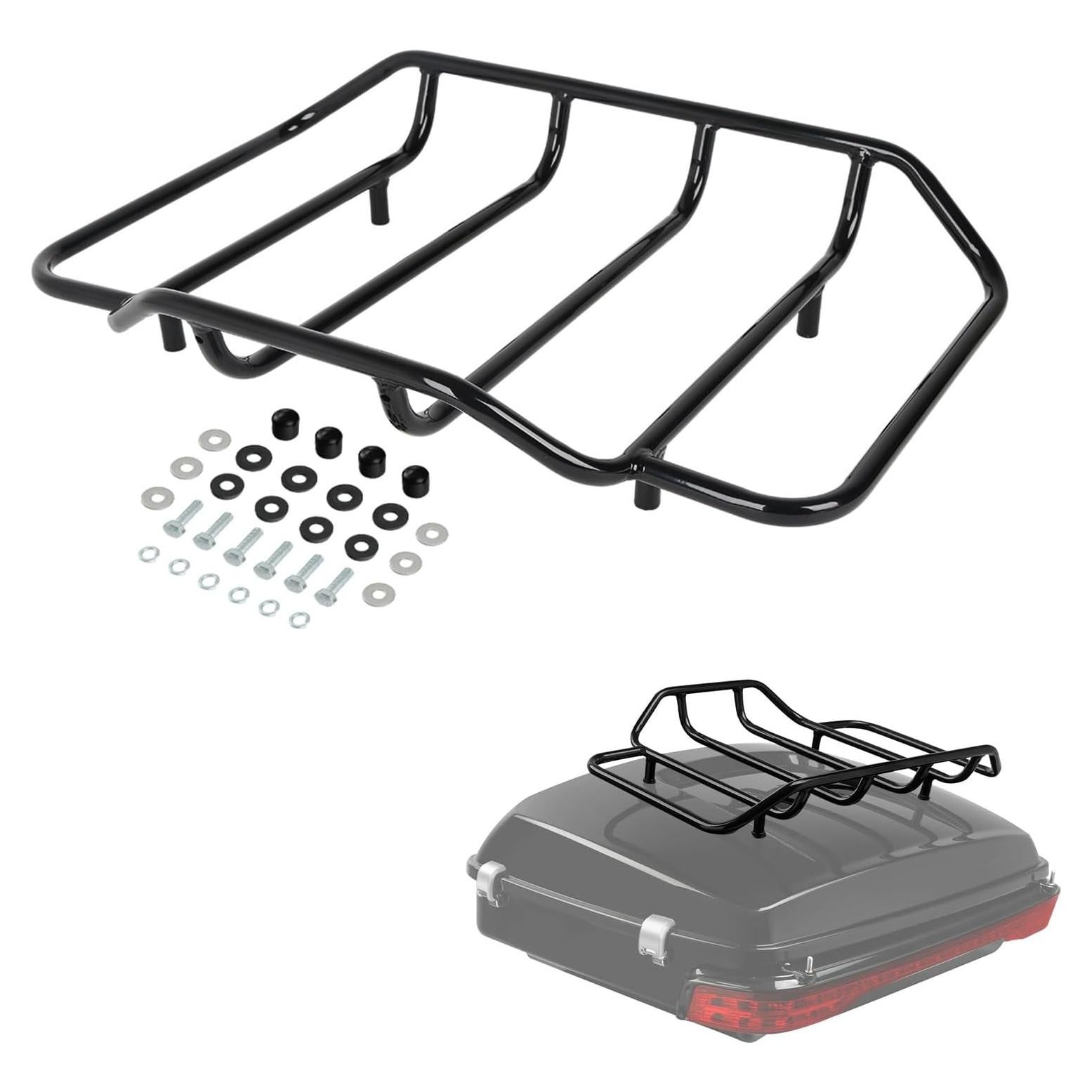 Soporte de Equipaje TCMT Negro para Harley Touring 1984-2025