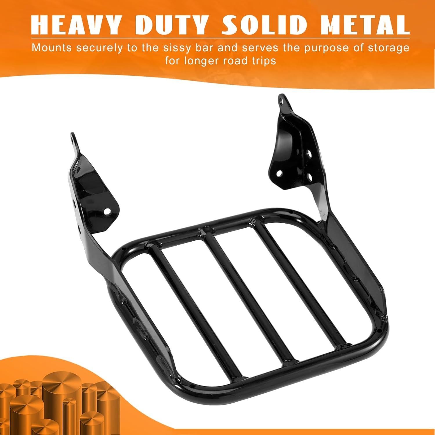 Portaequipajes Sissy Bar Eumti para Harley Softail 2018-2024
