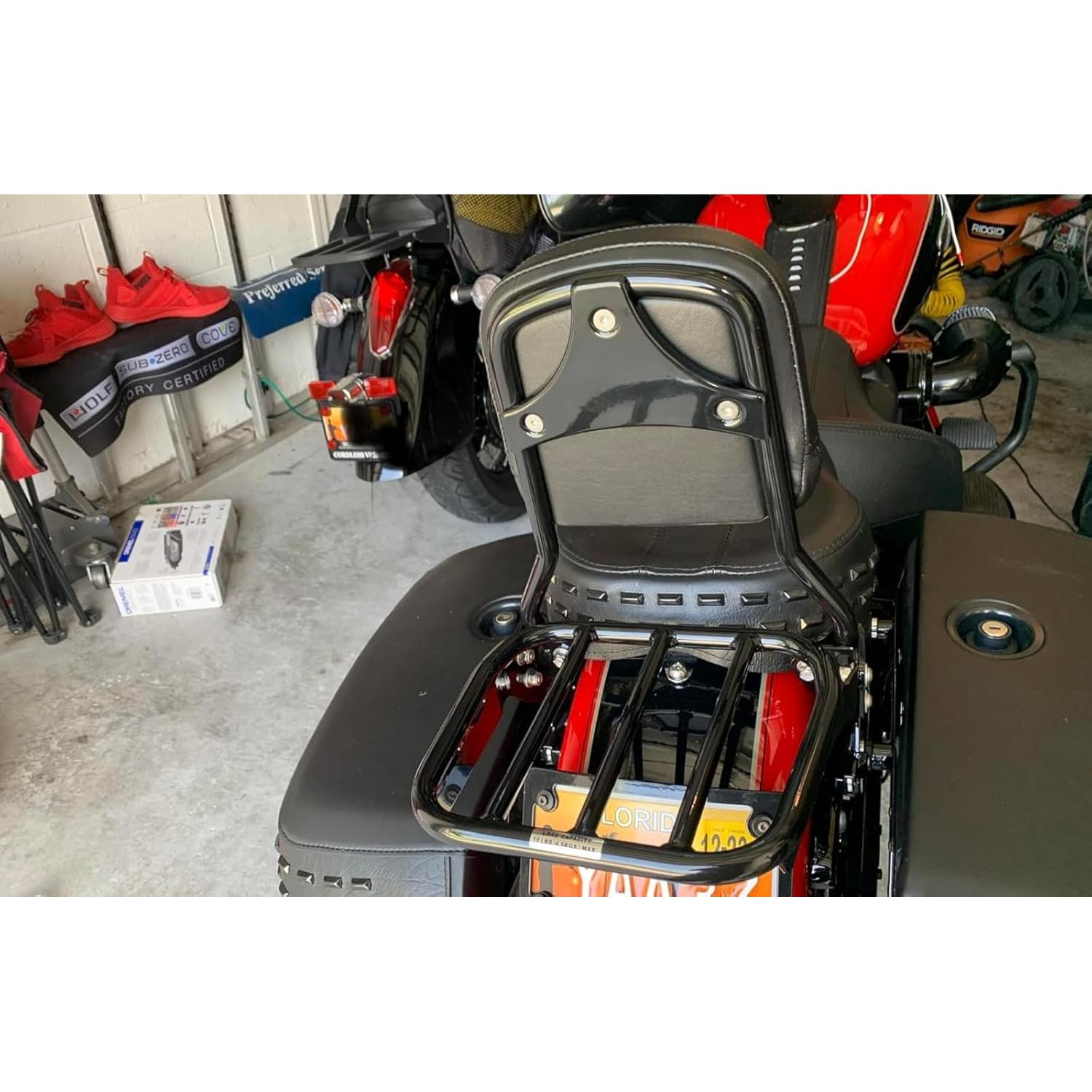 Portaequipajes Sissy Bar Eumti para Harley Softail 2018-2024