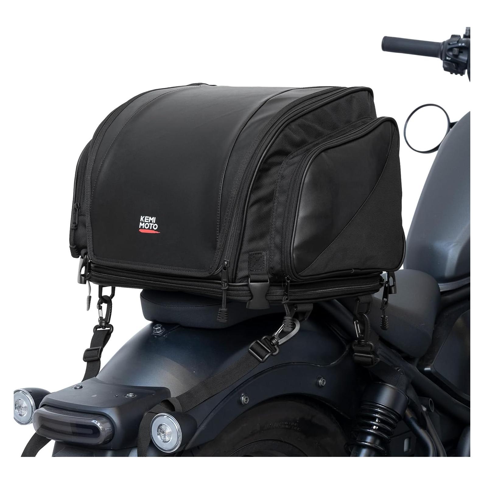 Bolsa de Cola de Motocicleta KEMIMOTO 40-50L Impermeable