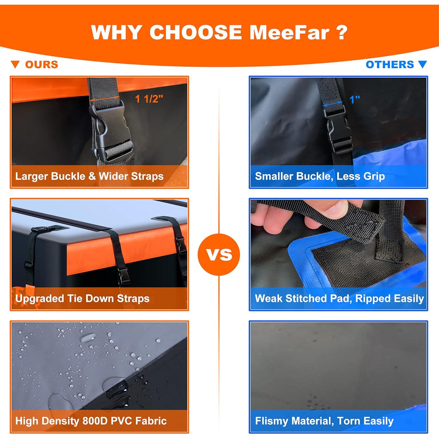 Bolsa de Techo MeeFar 20 Pies Cúbicos Impermeable