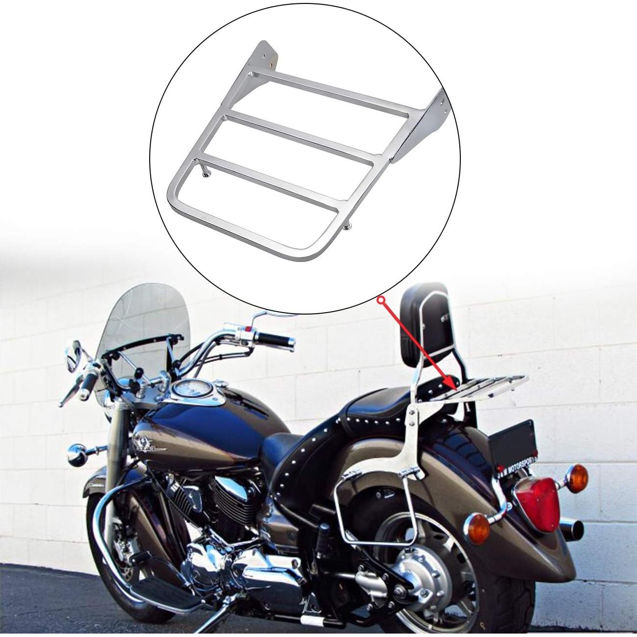 Soporte Sissy Bar H-YEEU para Yamaha V-Star 400/650/1100