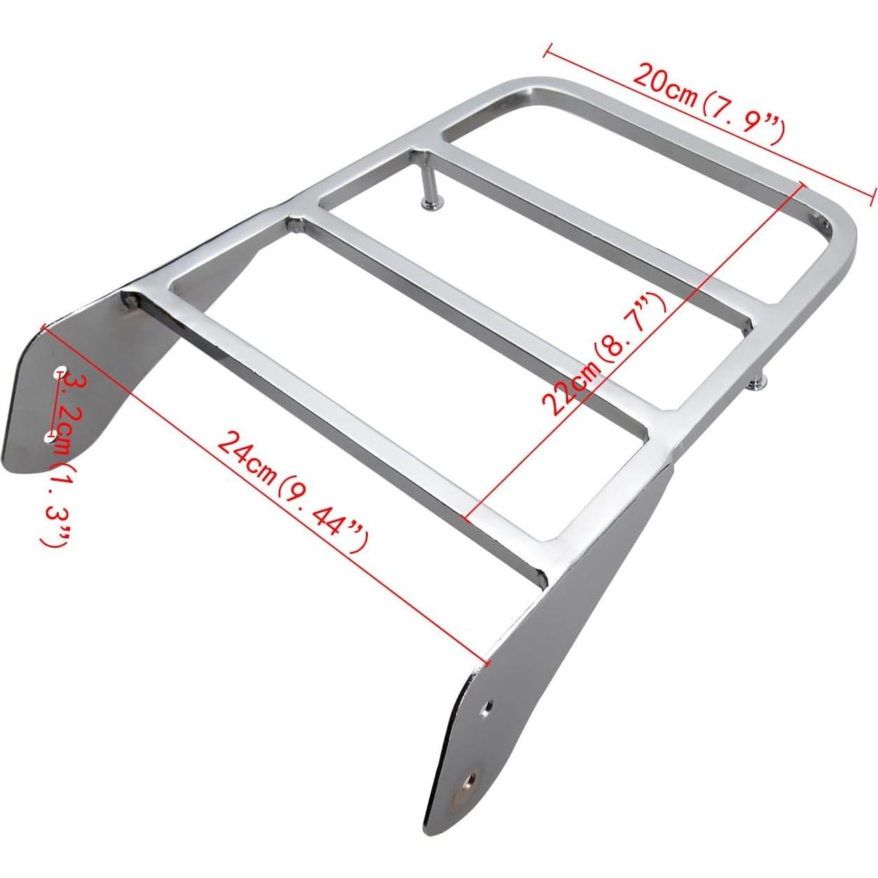 Soporte Sissy Bar H-YEEU para Yamaha V-Star 400/650/1100