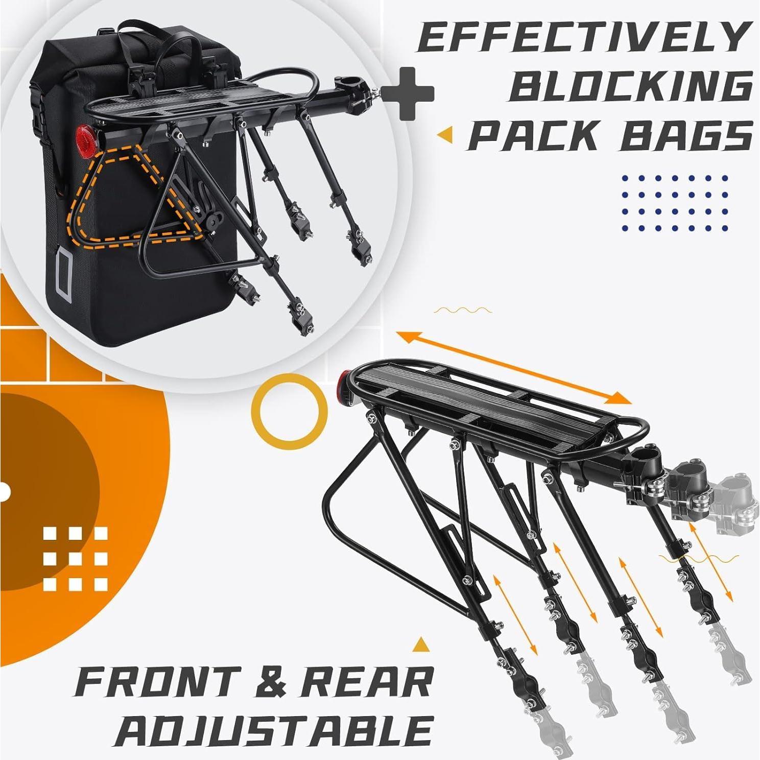 Soporte de Carga para Bicicleta West Biking 100 kg Ajustable