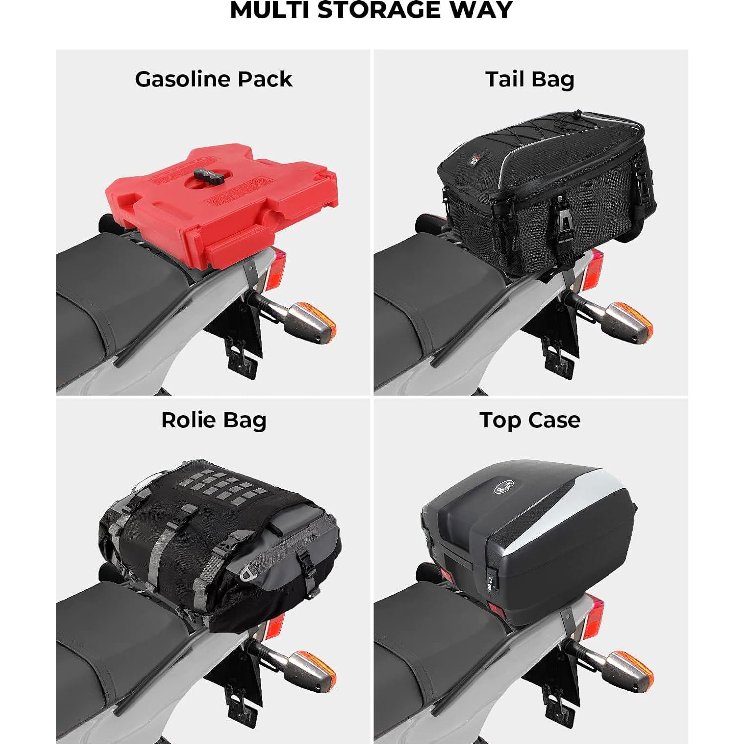 Soporte de Equipaje KEMIMOTO para TW200 1987-2025 50.5x34.5cm