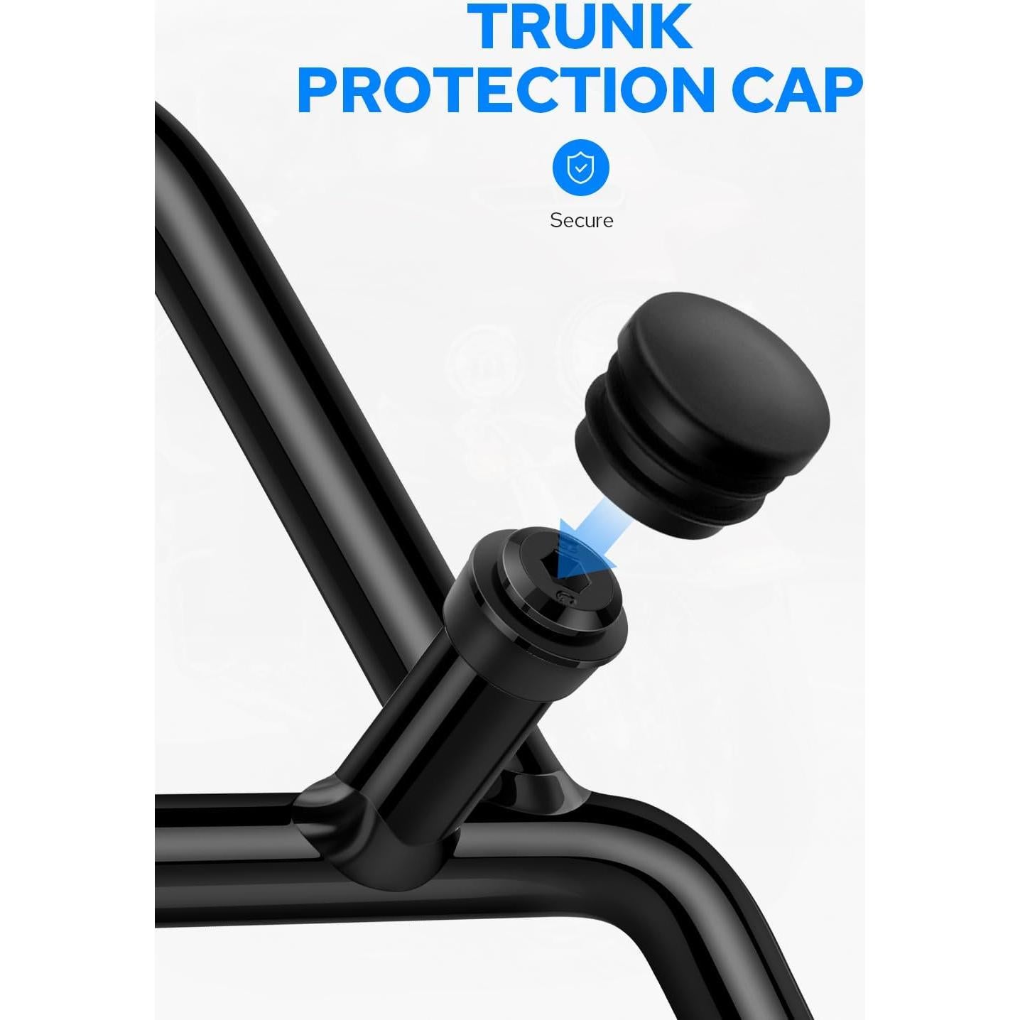 Soporte de Equipaje Benlari Negro para Harley Touring 1984-2024