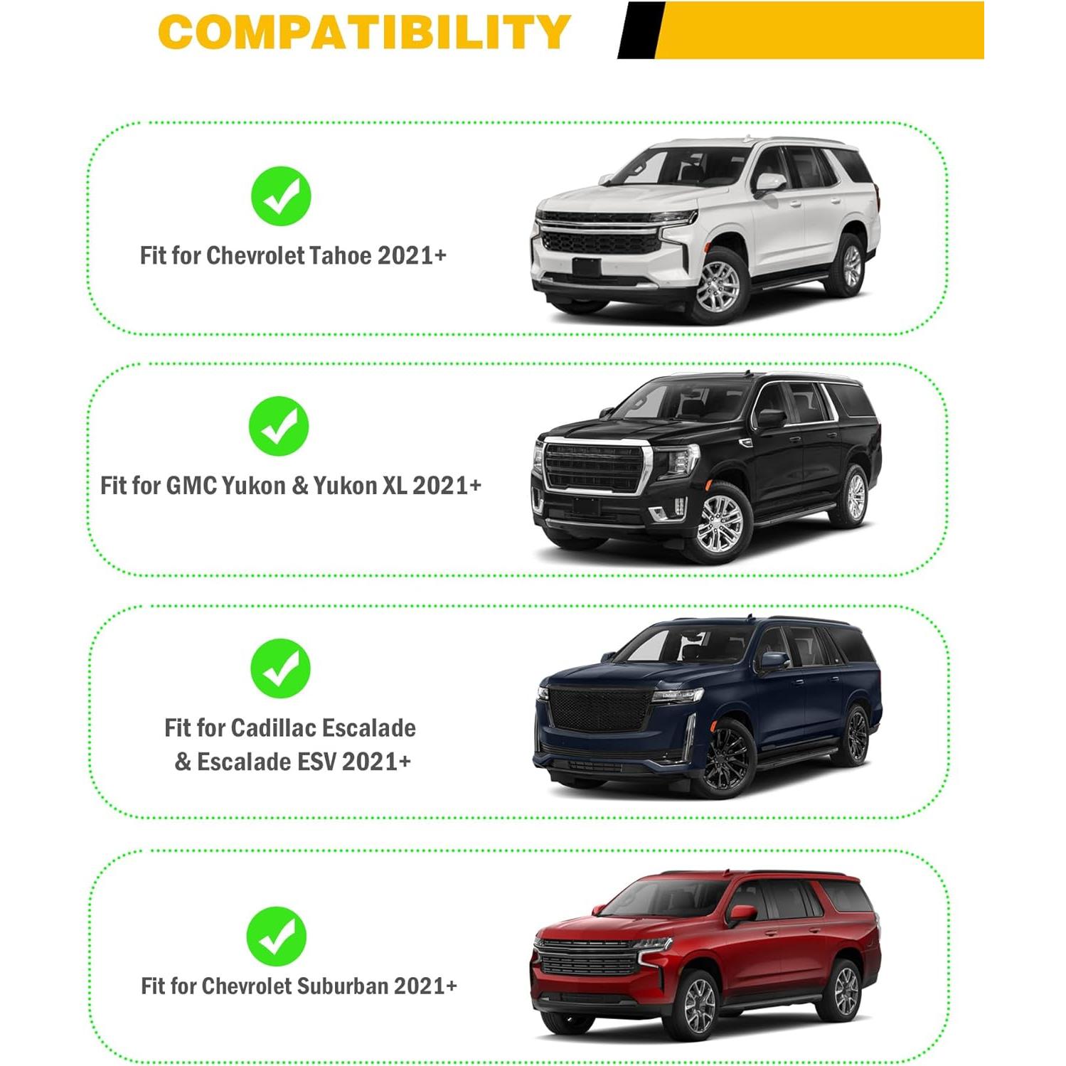 Barras Transversales Techo EZREXPM 330LBS Chevrolet Tahoe 2021-2025