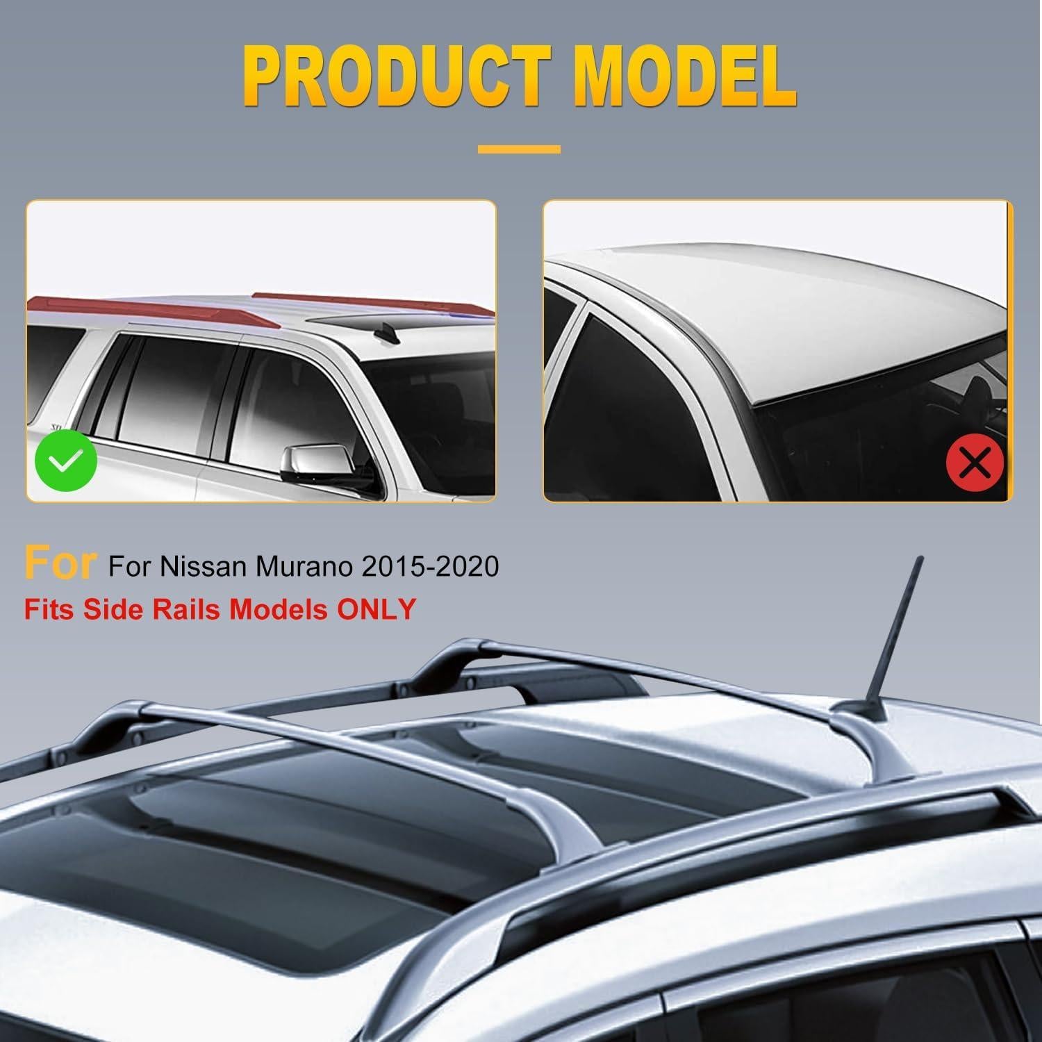 Barras Transversales de Techo OCPTY para Nissan Murano 2015-2021