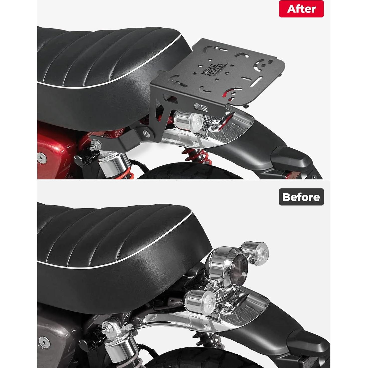 Soporte de Equipaje Trasero KEMIMOTO para Monkey 125 2018-2025