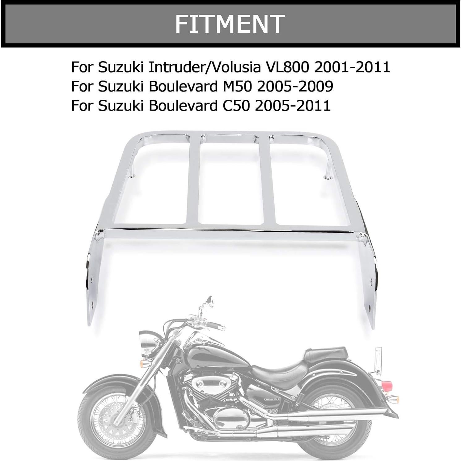 Soporte de Equipaje Trasero PSLER para Intruder y Boulevard