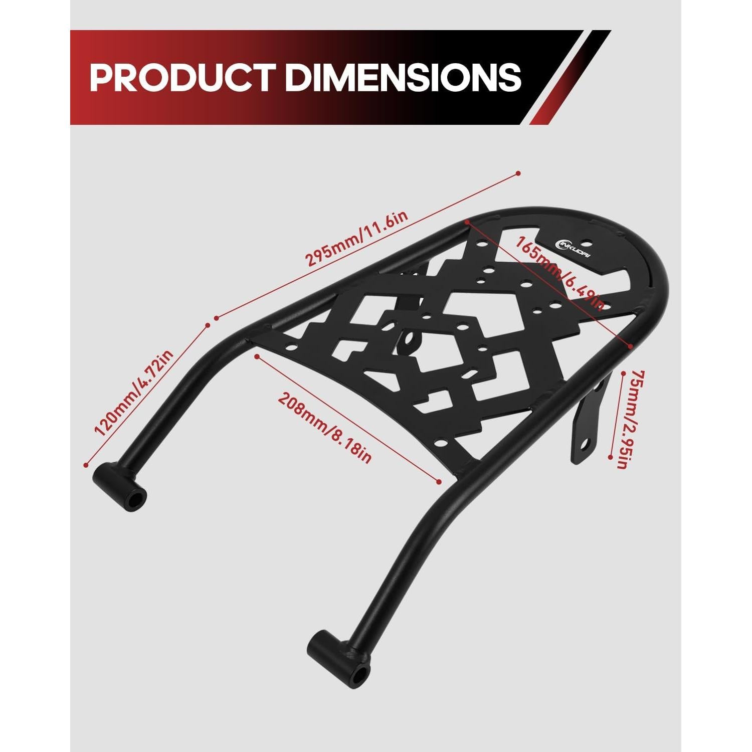 Soporte Trasero INKUDRI para CRF300L y Rally 2021-2025