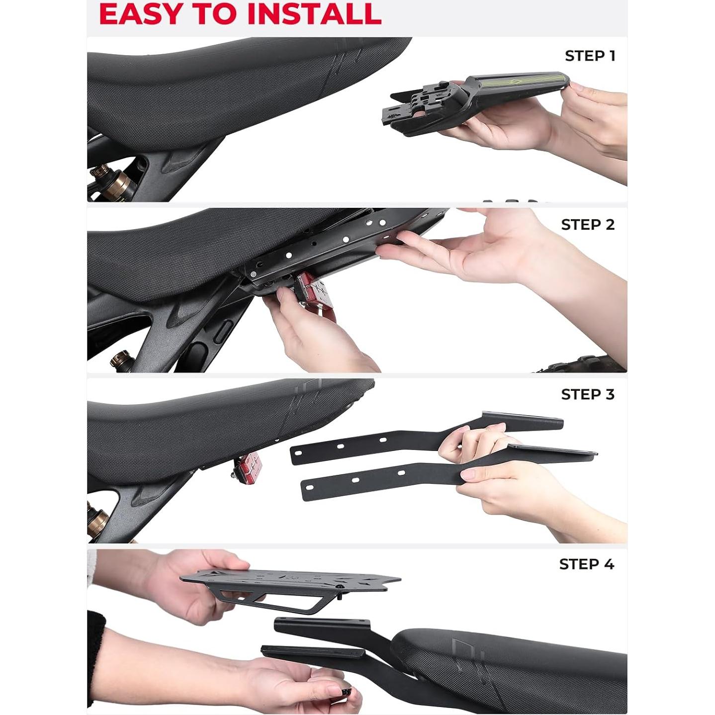 Soporte Trasero KEMIMOTO para Motocicleta Aluminio 0.75kg