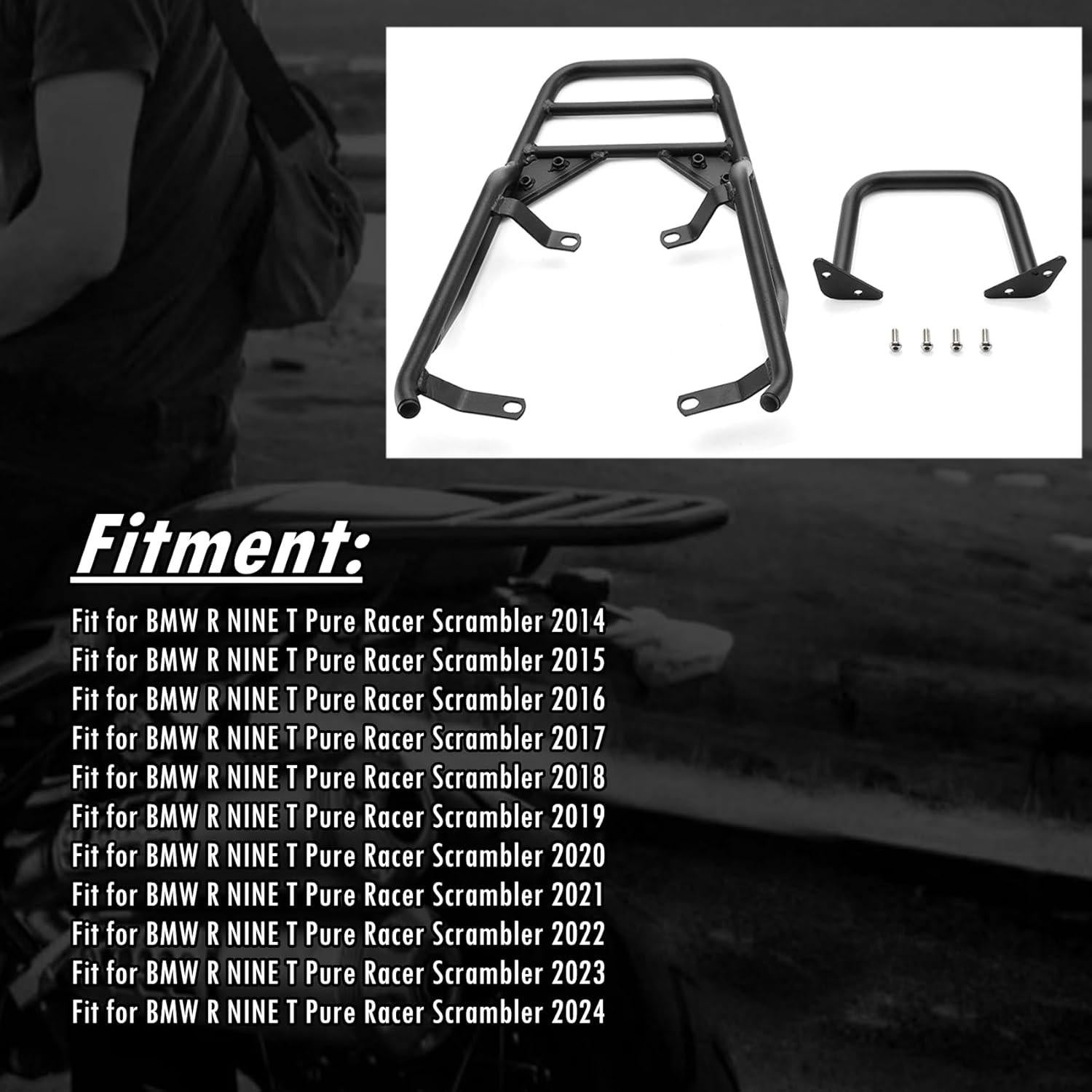 Portaequipajes trasero MOFANS para BMW R Nine T 2014-2024