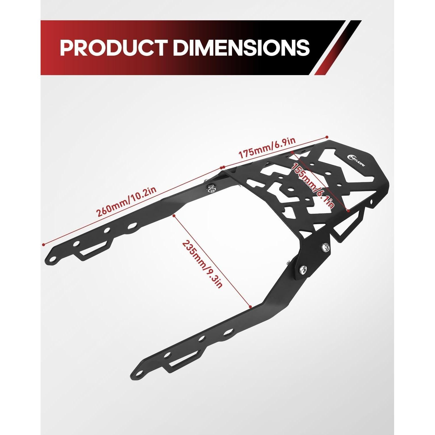 Soporte Trasero de Equipaje INKUDRI para Grom 2022-2025