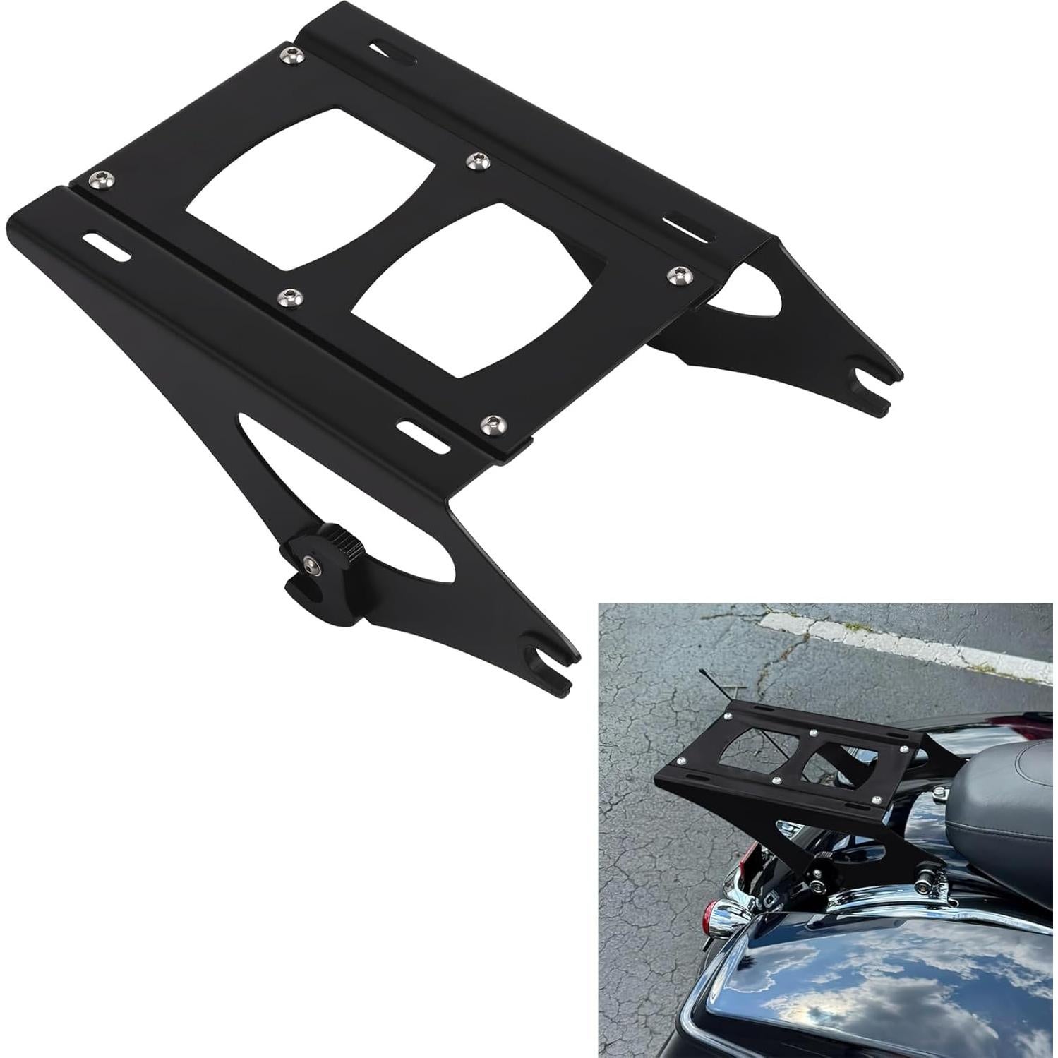 Soporte de Equipaje Desmontable TCMT Negro para Harley 2014-2025