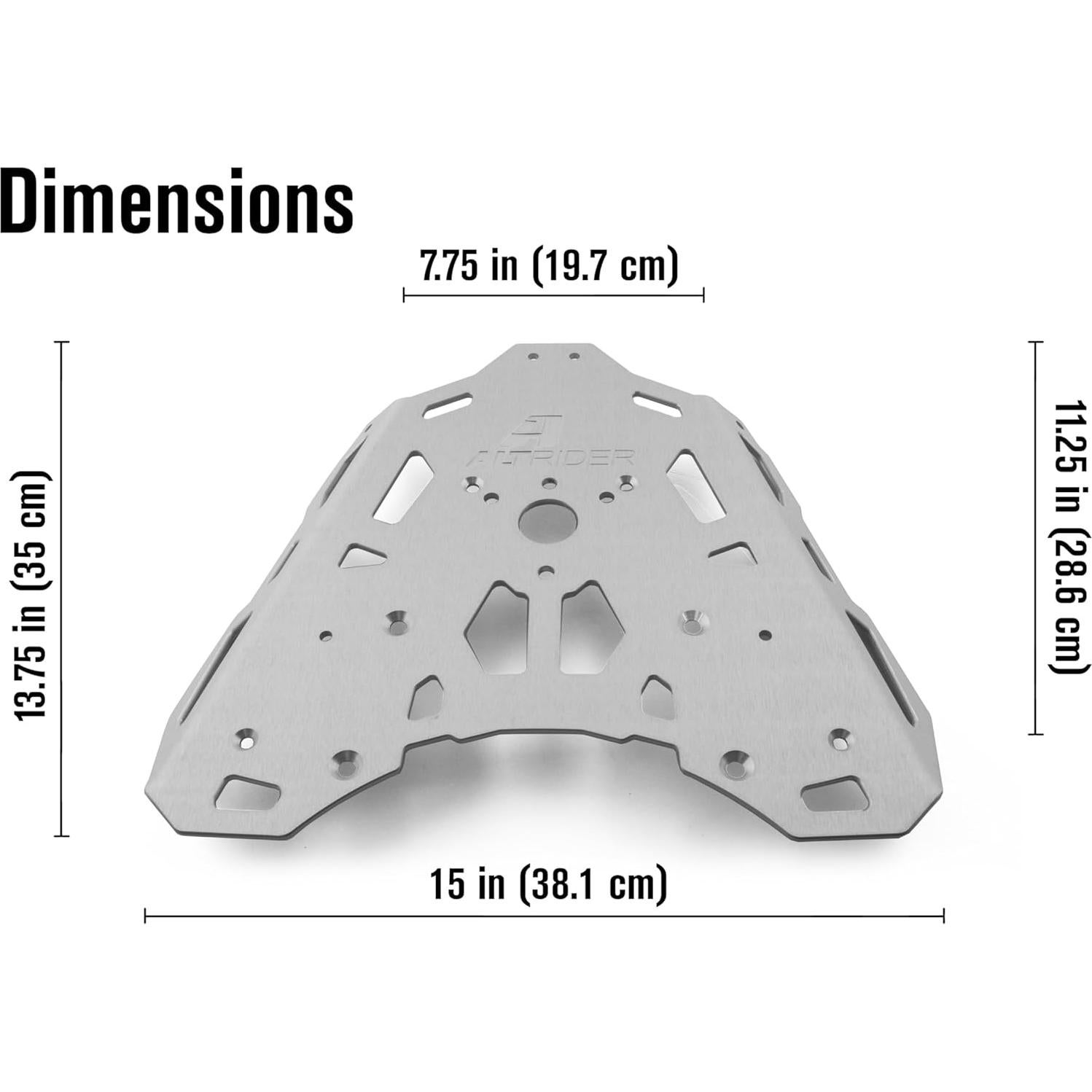 Soporte de Equipaje Trasero AltRider BMW R 1200 GS Negro
