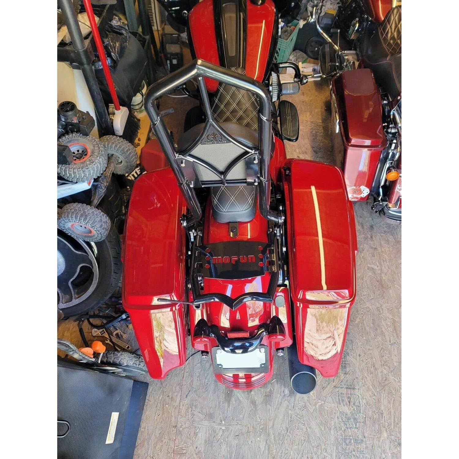 Soporte de Equipaje Mofun Manijas Traseras Harley 2009-2024