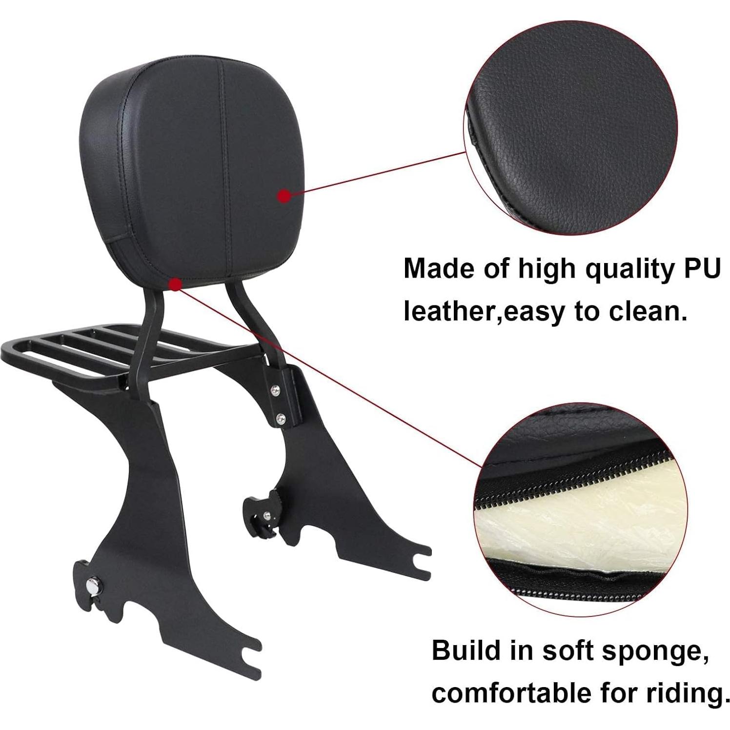 Respaldo Sissy Bar Desmontable KOLEMO para Harley Sportster 2004-2024