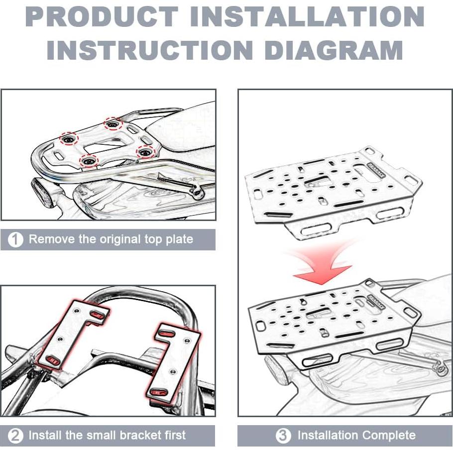 Placa de Soporte de Equipaje Trasero REARACE Royal Enfield Himalayan 450 2024