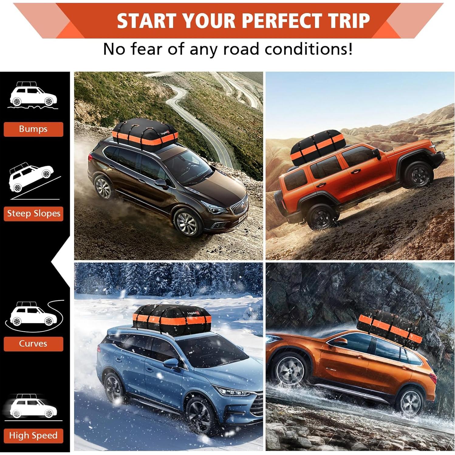 Bolsa de Techo Suave Impermeable CYDDUP 5,02 kg 21 m³