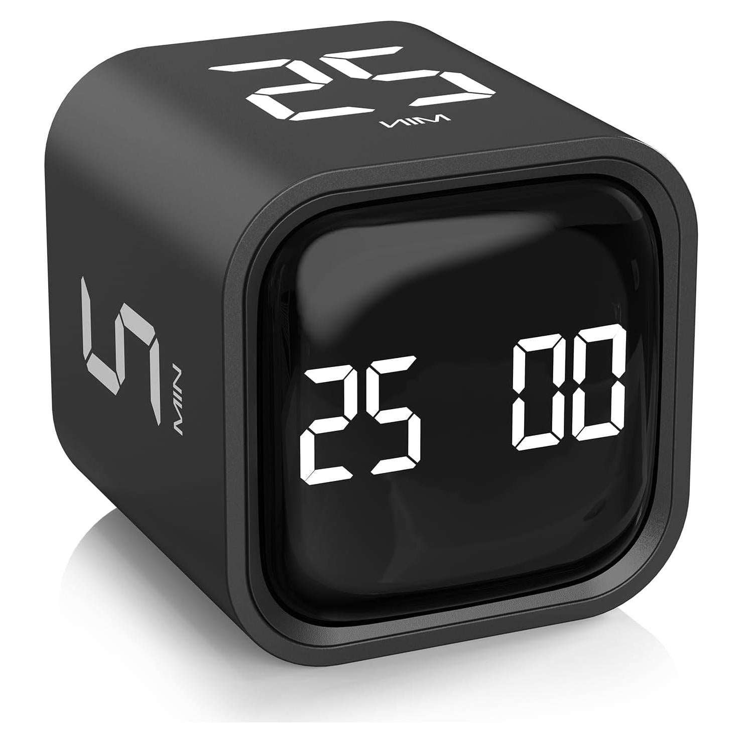 Temporizador Pomodoro OORAII 5-50 Minutos Rotativo Negro