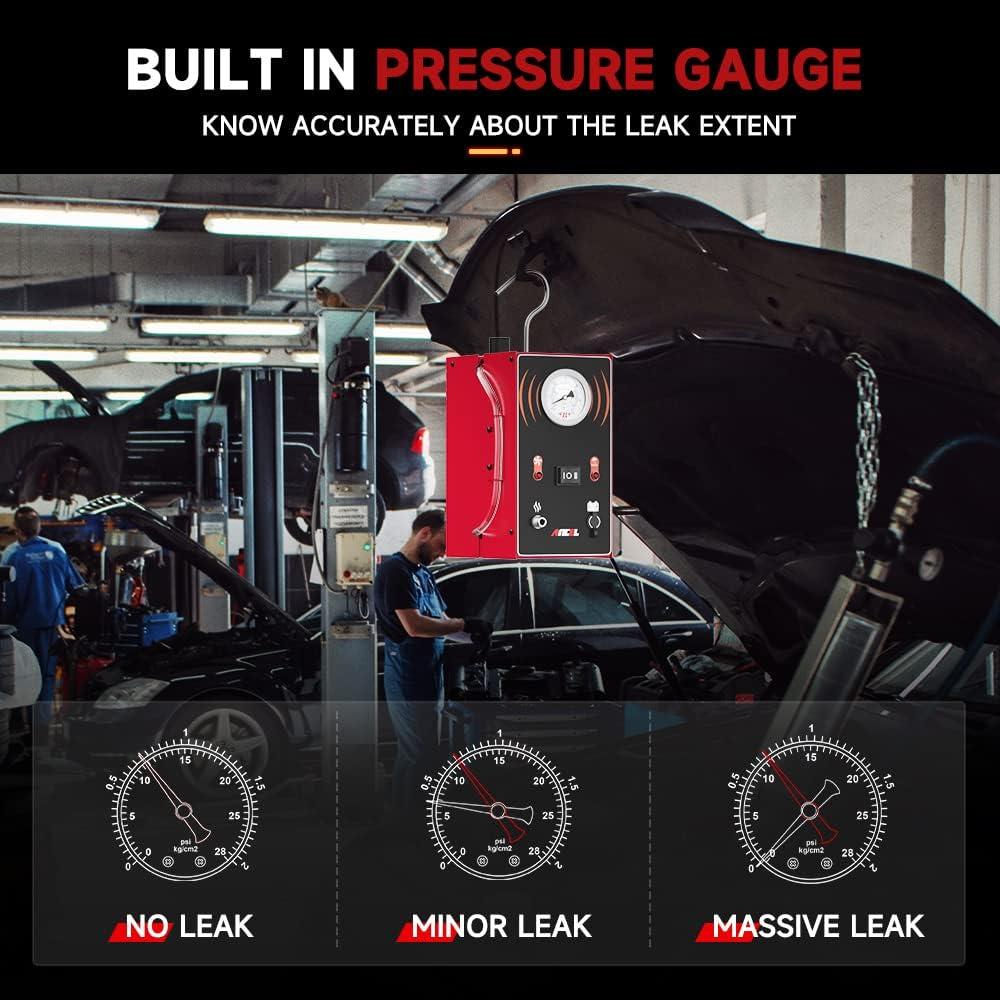 Detector de Fugas de Humo ANCEL S200 con Manómetro 2,08 kg