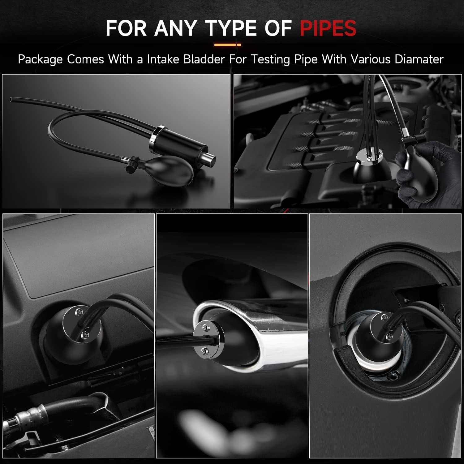 Detector de Fugas de Humo ANCEL S200 con Manómetro 2,08 kg