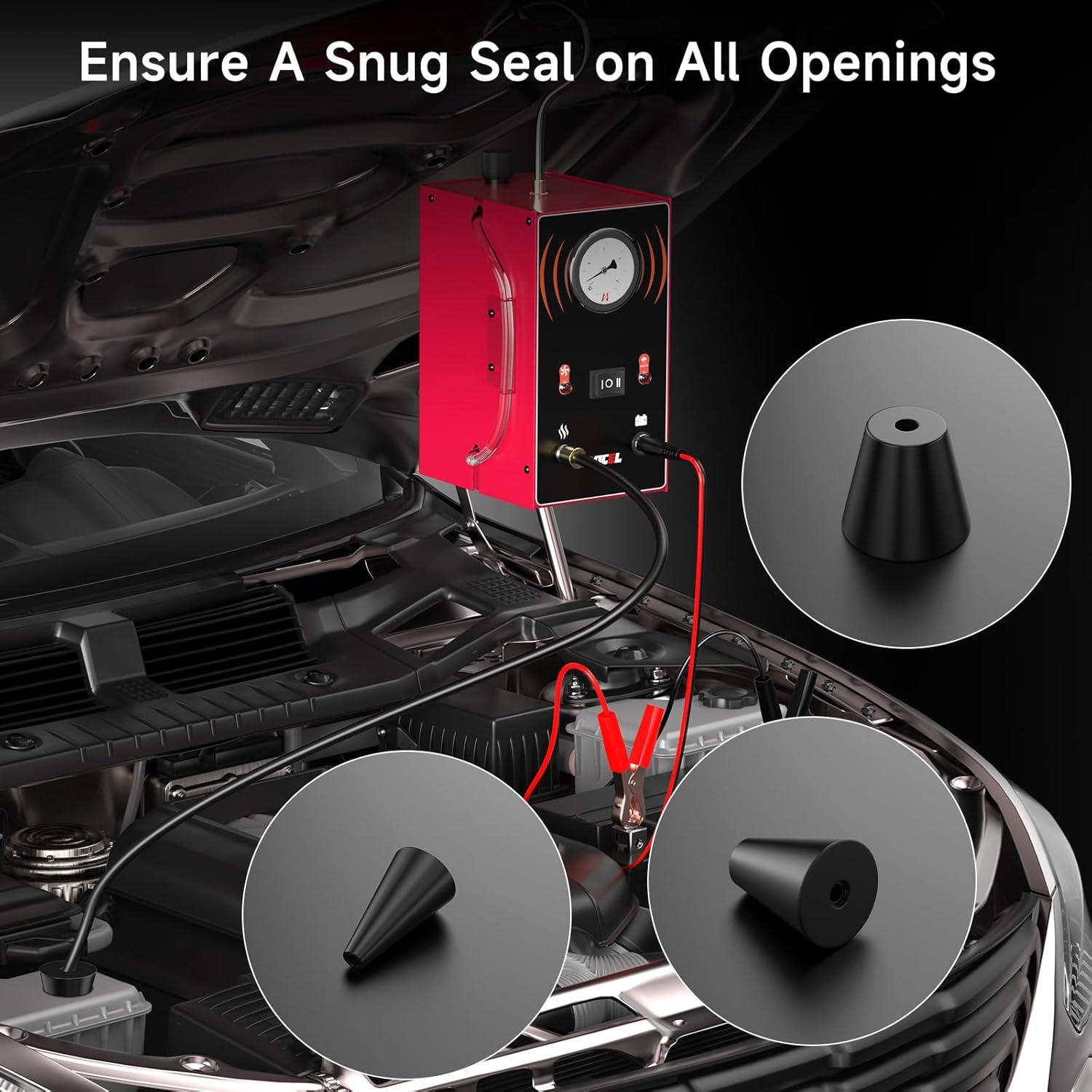 Detector de Fugas de Humo ANCEL S200 con Manómetro 2,08 kg