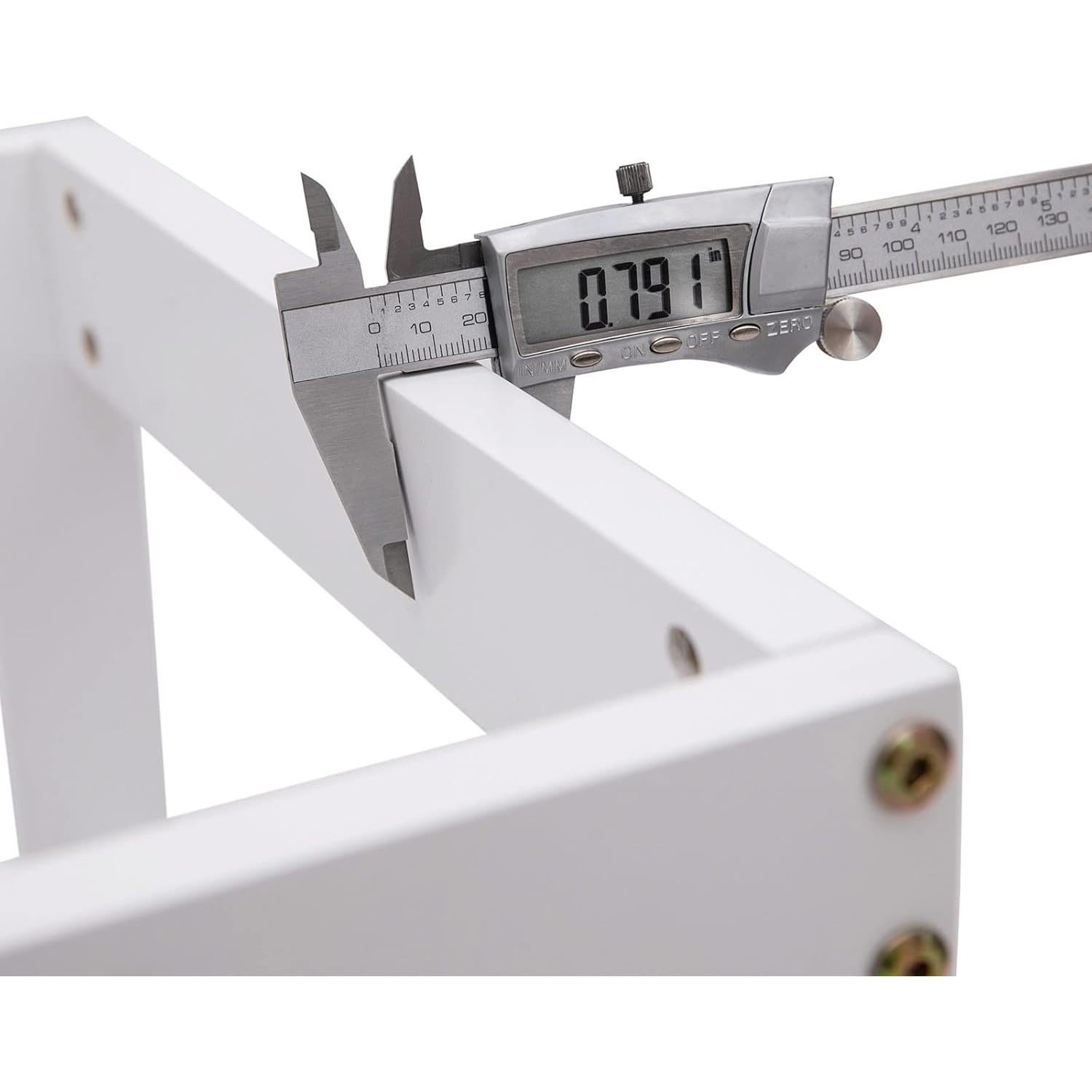 Escalera de cocina Wiifo para niños con barandilla blanca