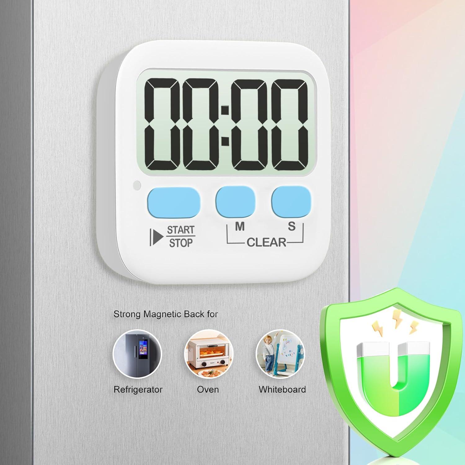 Temporizador Digital Antonki 2 Pack Magnético Cocina