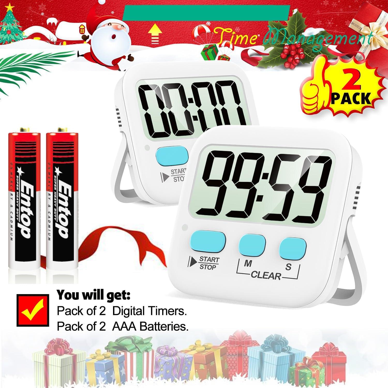 Temporizador Digital Antonki 2 Pack Magnético Cocina