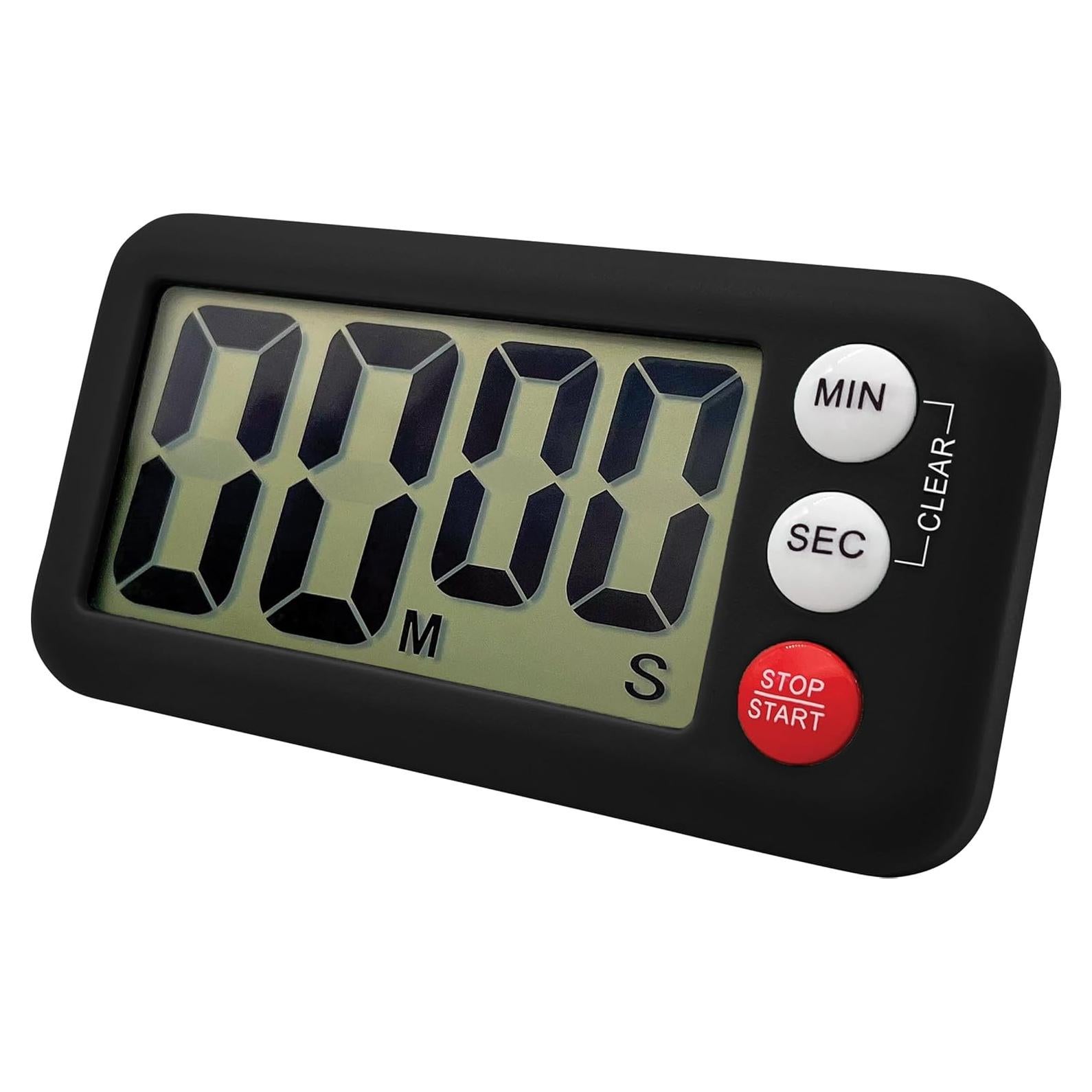 Temporizador Digital Magnético Negro Recursos Maestro TCR21041