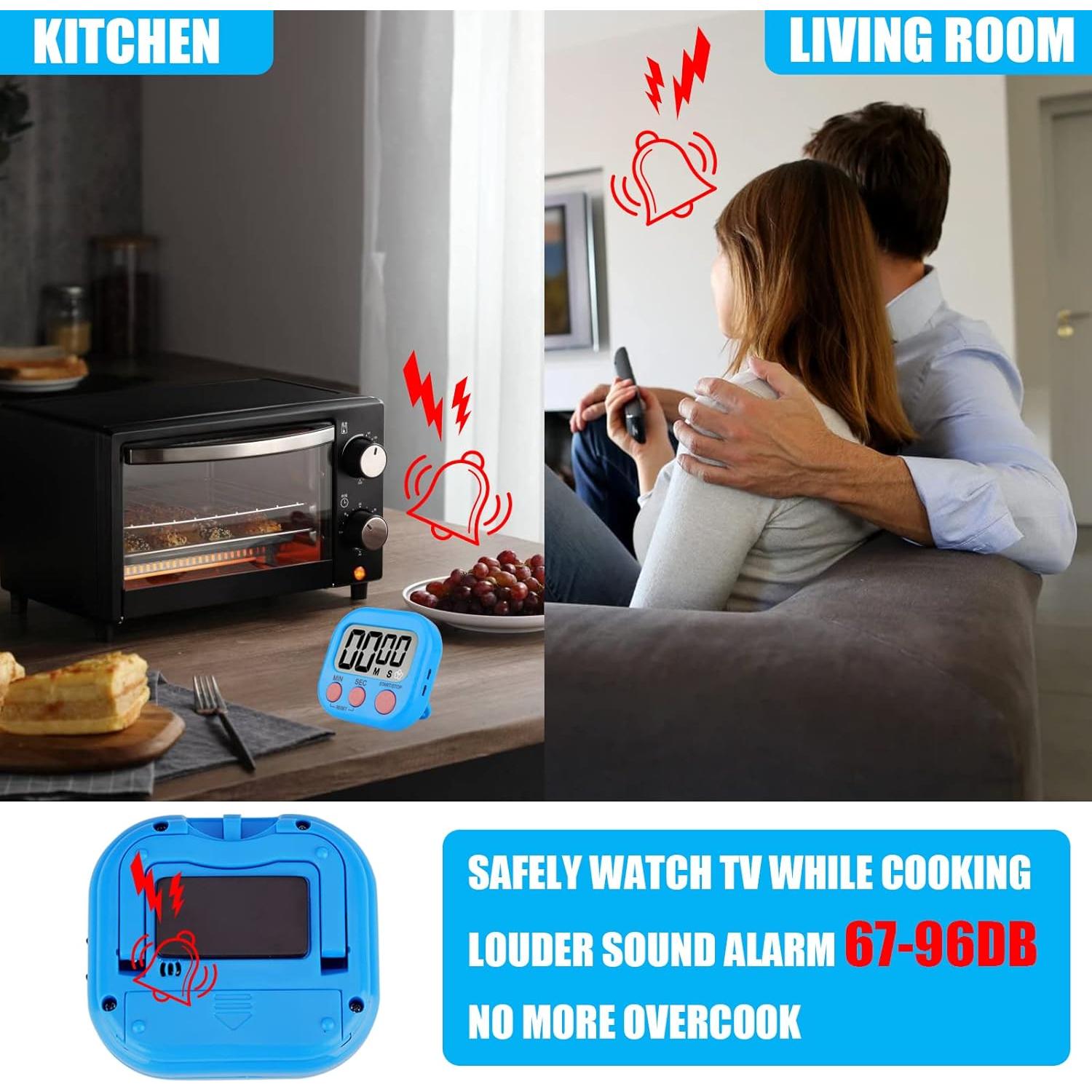 Paquete de 6 Temporizadores Digitales Magnéticos HADDOCK