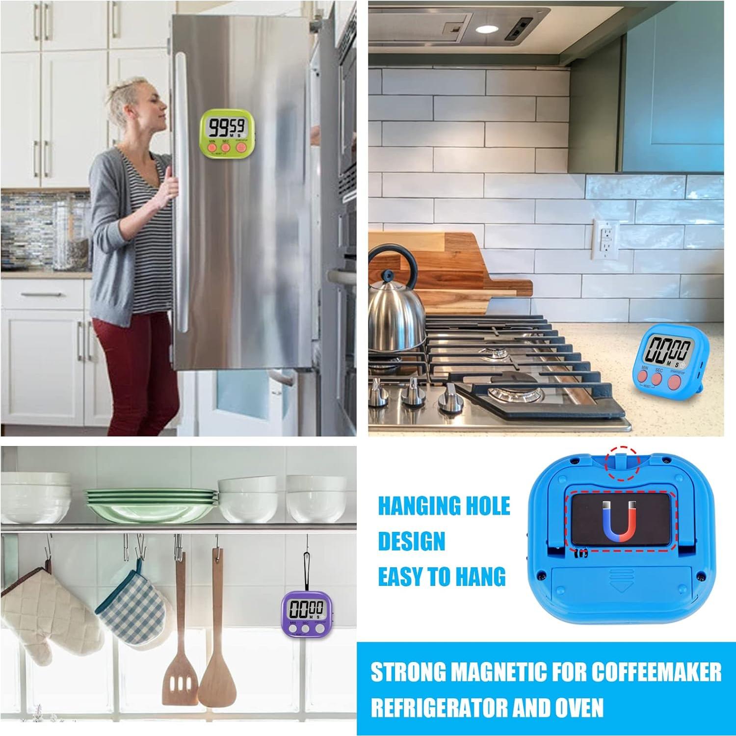 Paquete de 6 Temporizadores Digitales Magnéticos HADDOCK