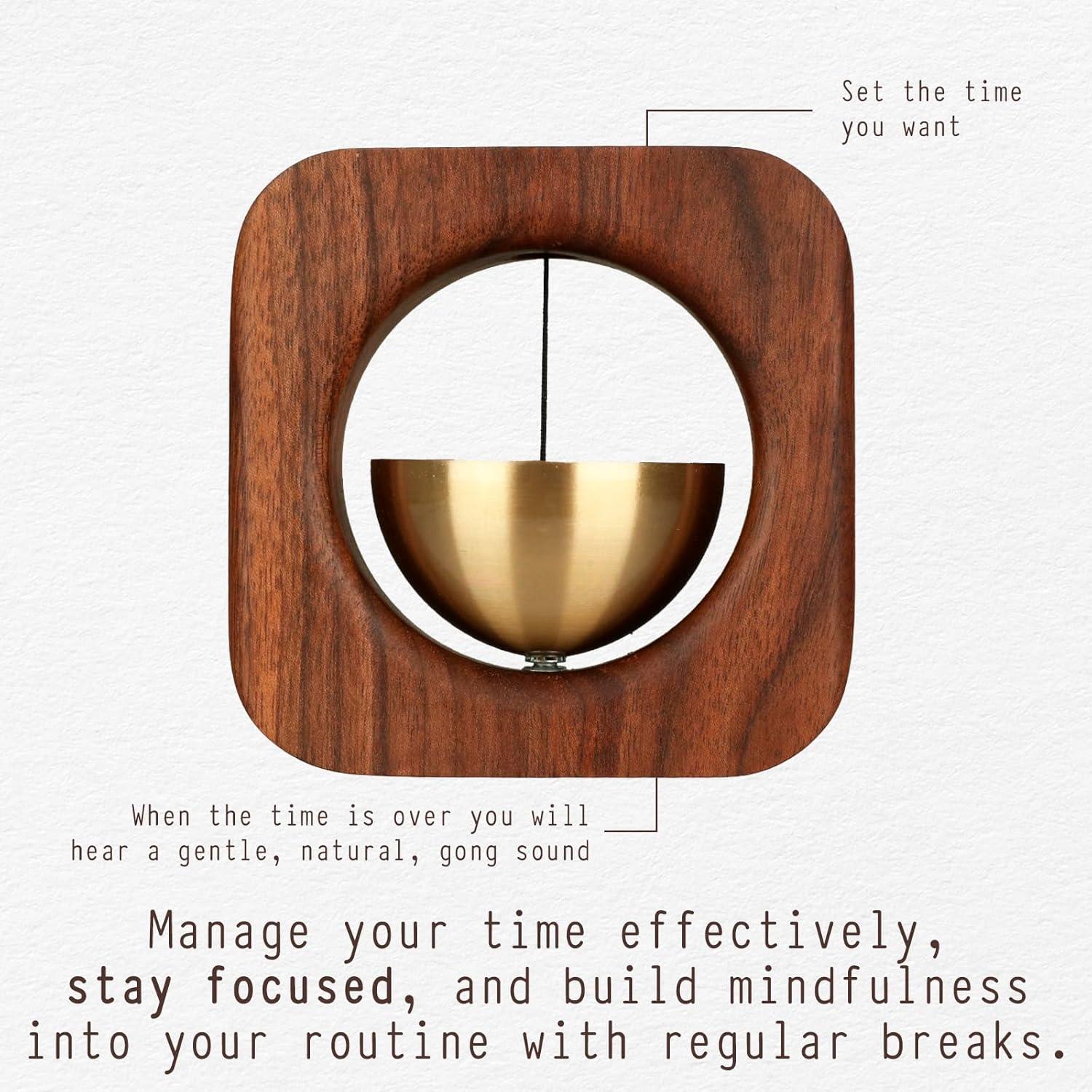 Reloj Pomodoro de Madera el punto 9x9 cm Temporizador