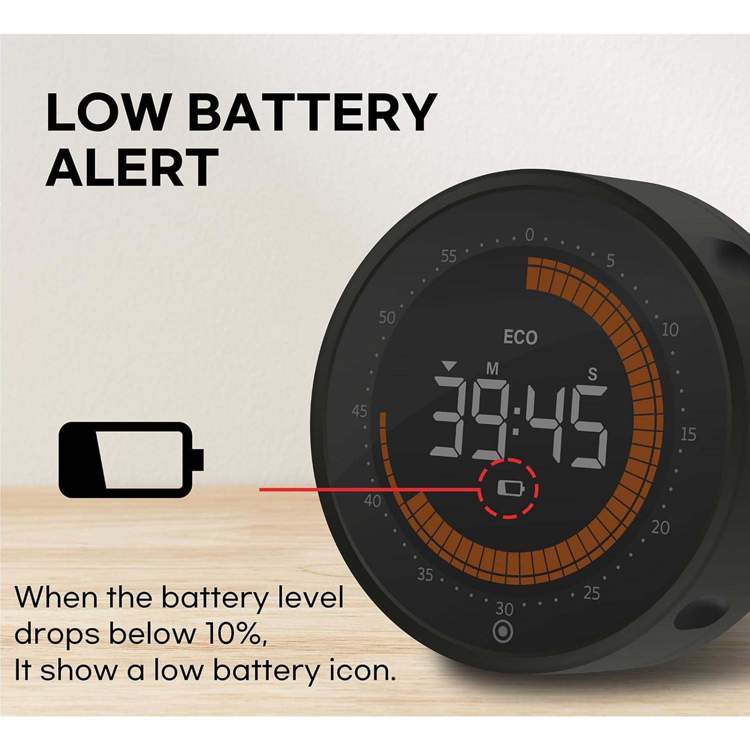 Temporizador Digital Visual CREAVIVA 60 Minutos Pantalla Grande