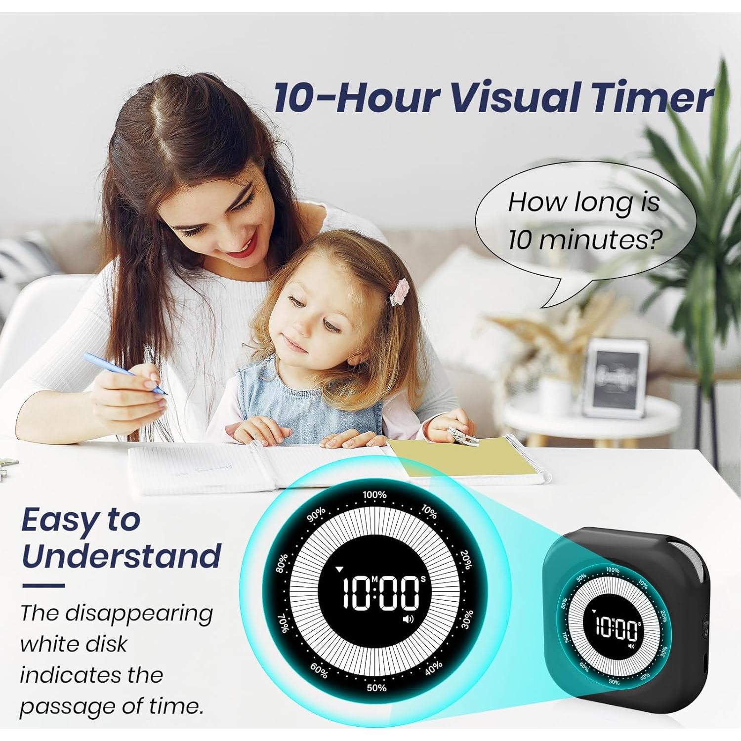 Temporizador Visual PERSUPER Recargable 10 Horas Magnético