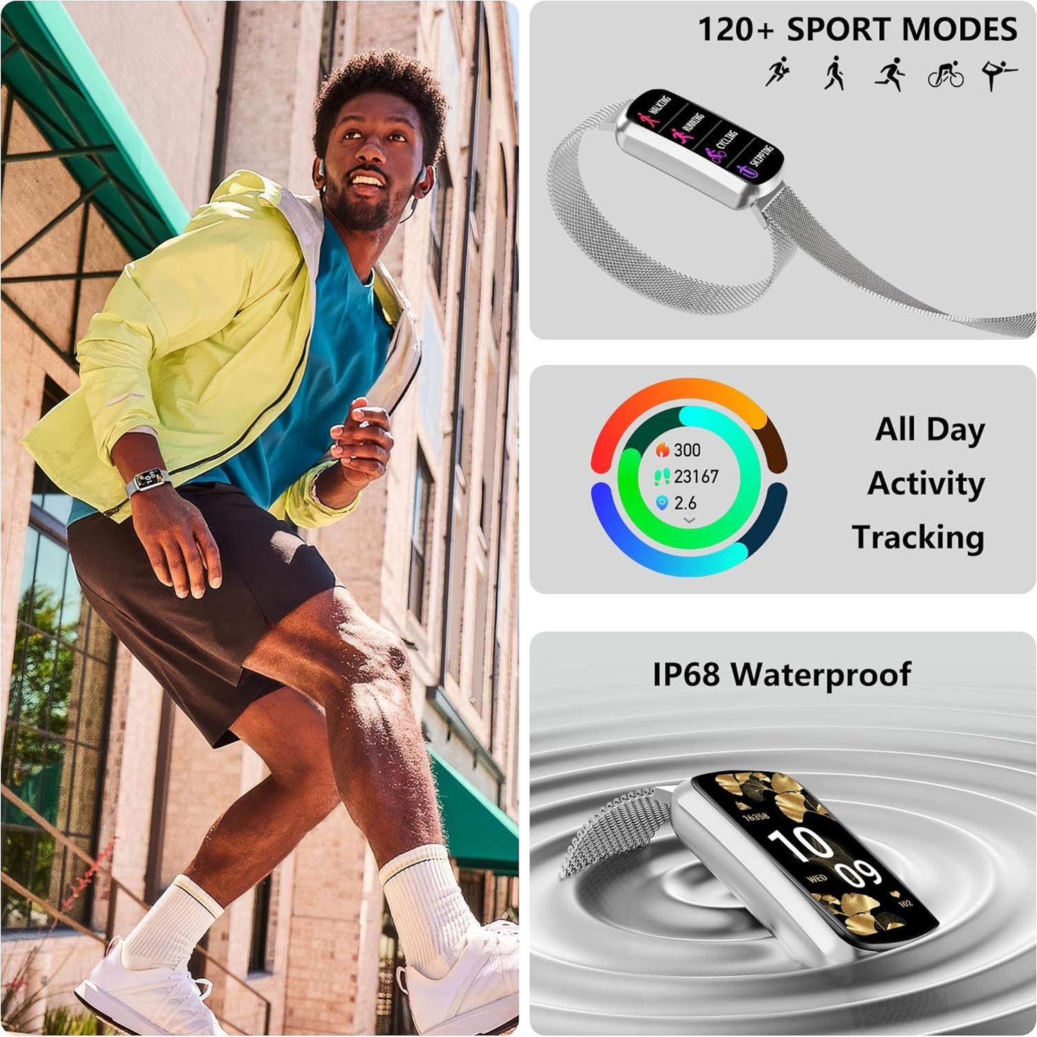 Reloj Inteligente JYUAJOI H95 con Monitor de Salud 24/7