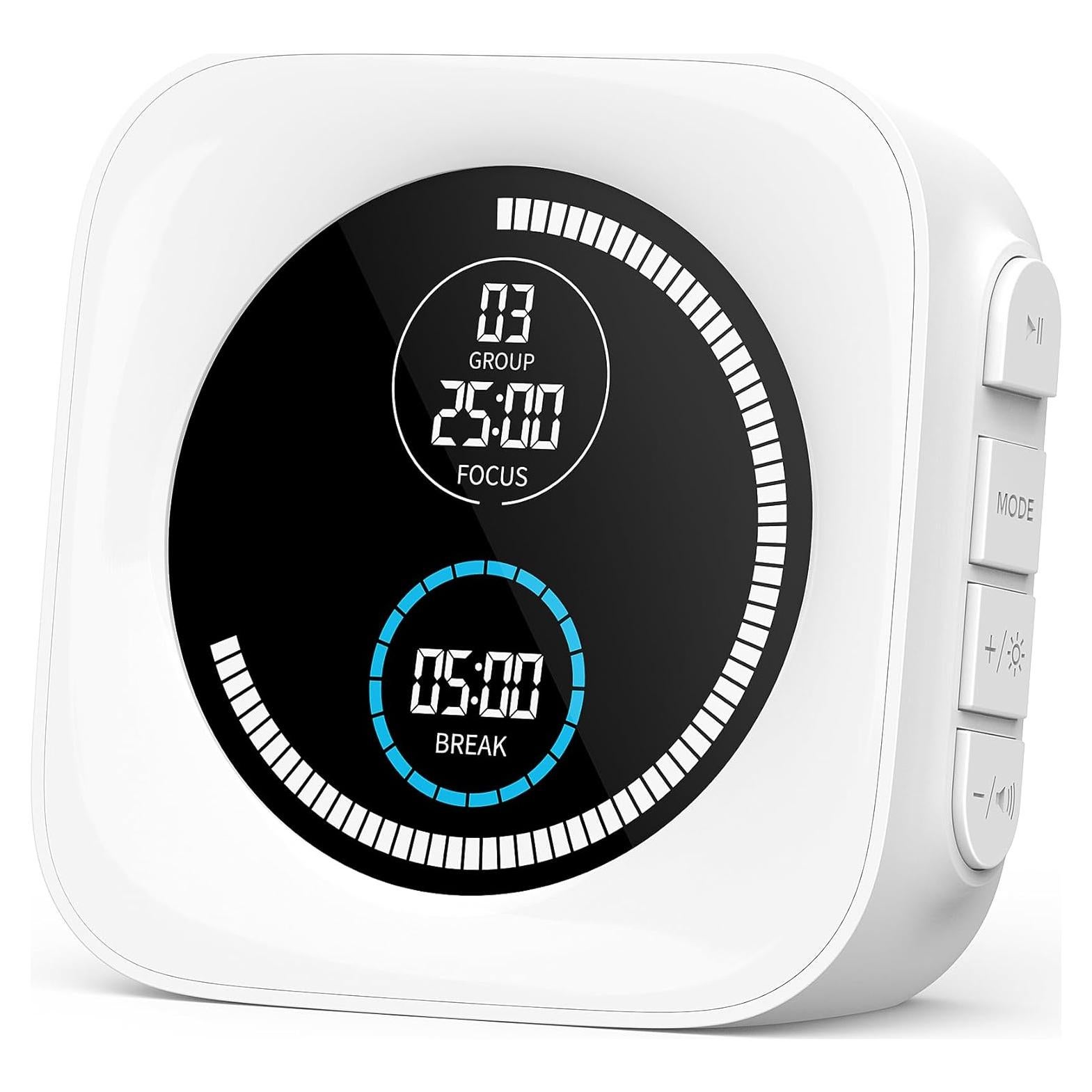 Temporizador Pomodoro HAUKINIX 99 Min Visual Ajustable