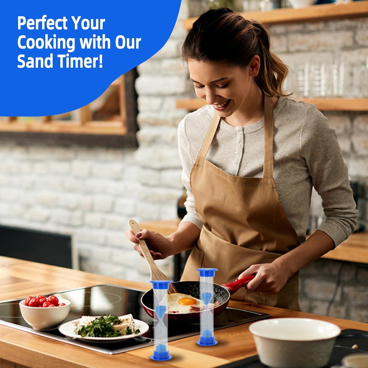 Reloj de Arena I-MART 6 Pcs 1 Minuto Azul Plástico