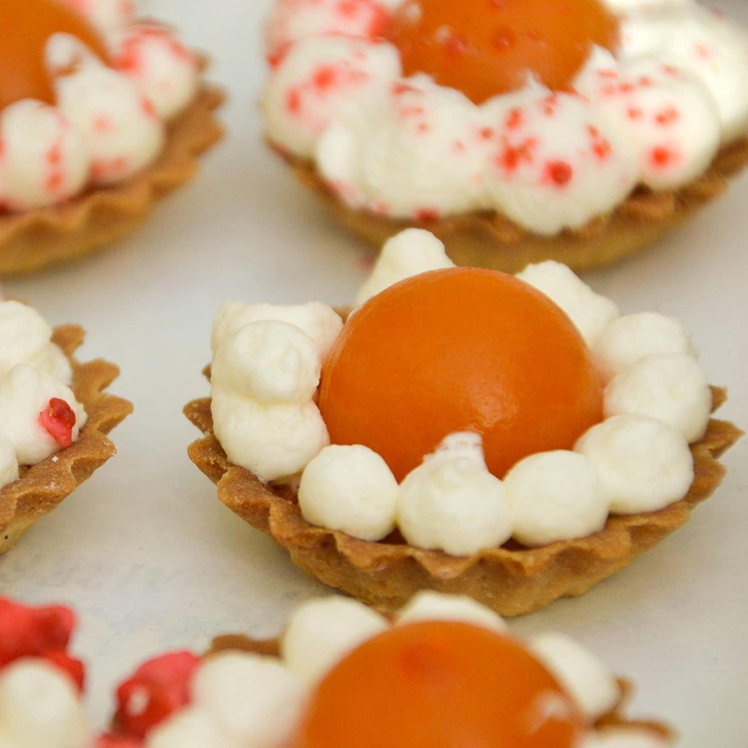 100 Moldes de Aluminio Reutilizables Dicunoy 3" para Tartas