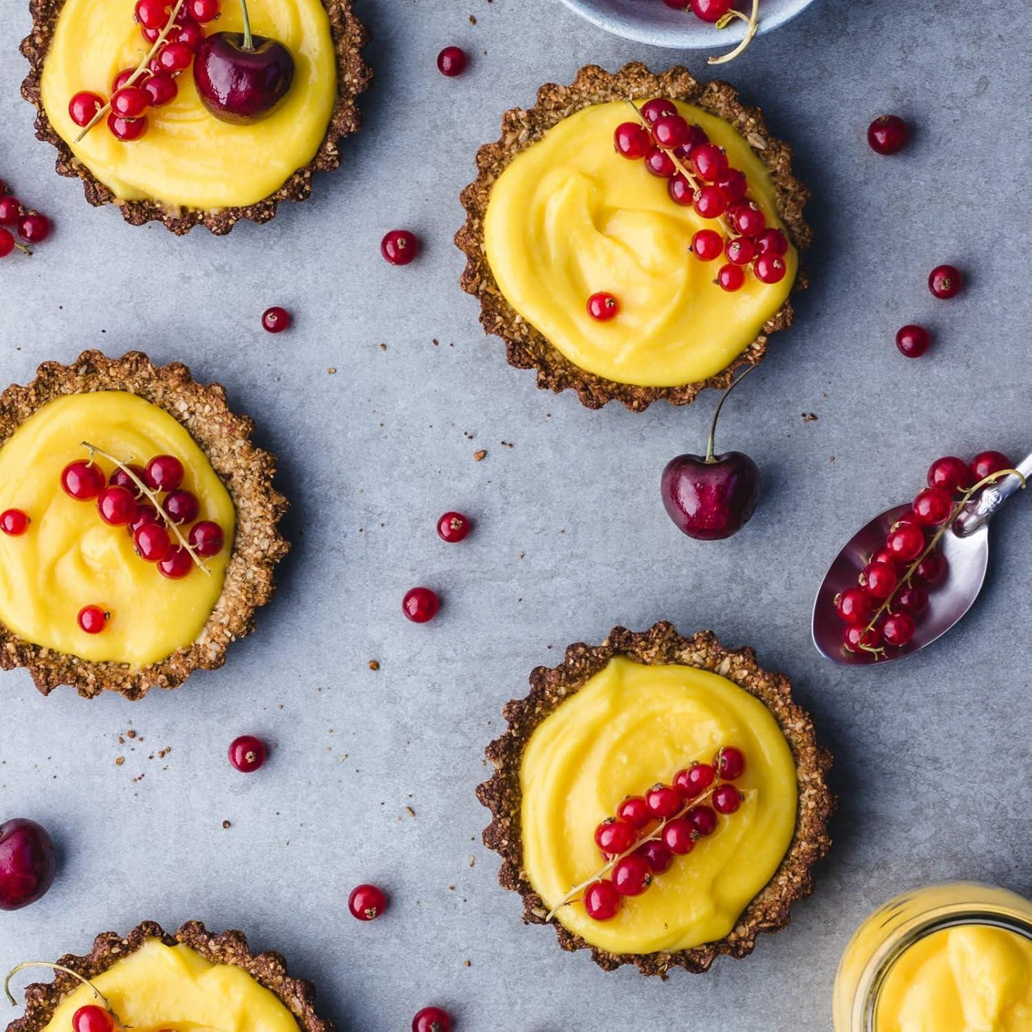 100 Moldes de Aluminio Reutilizables Dicunoy 3" para Tartas