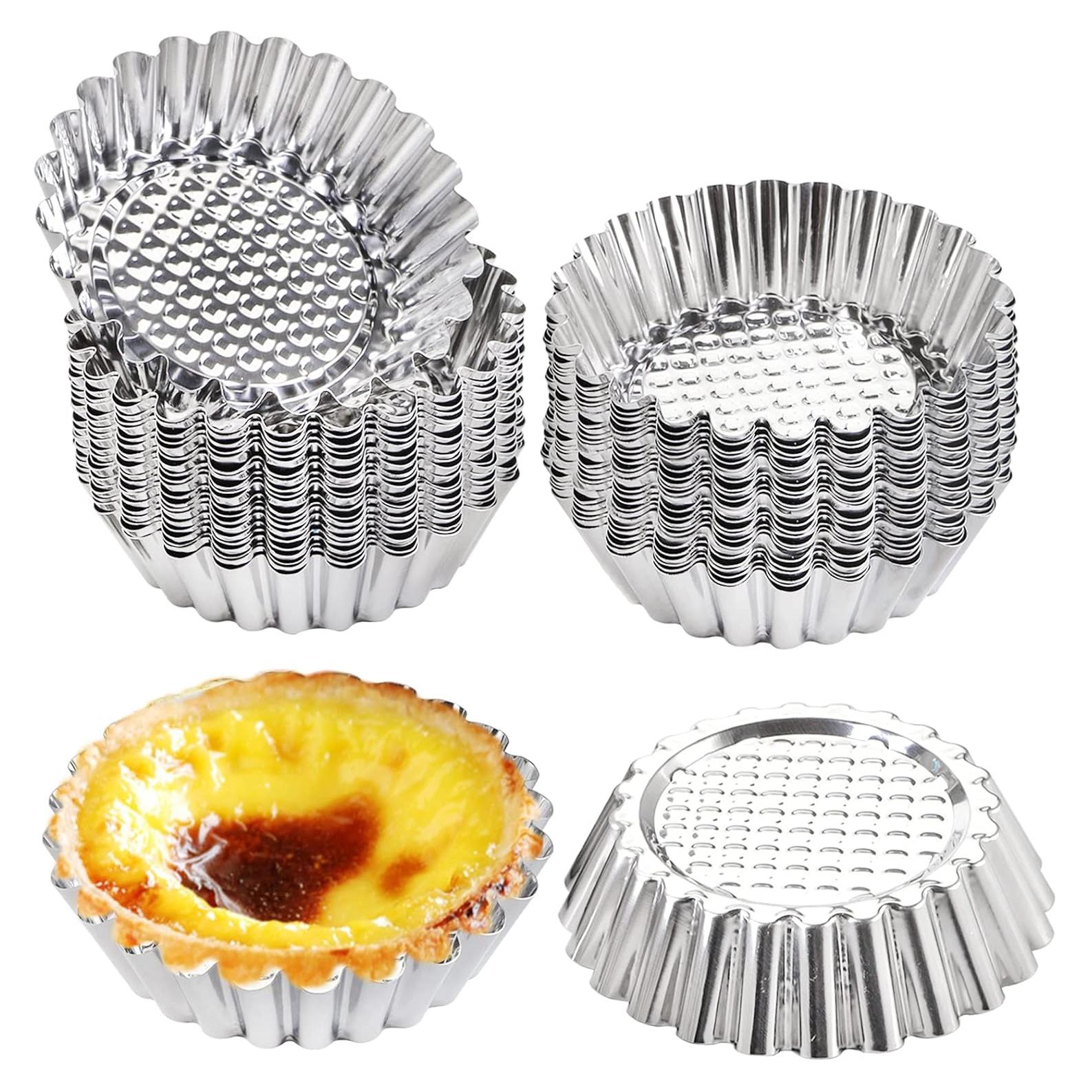 Molde para Tartas de Huevo Dicunoy 30 Piezas 9,65 cm