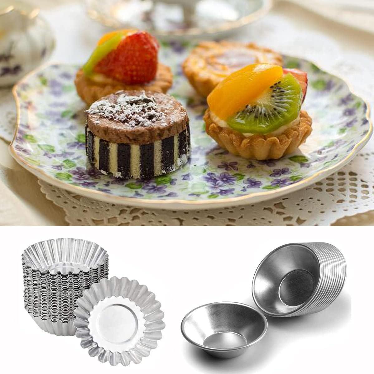 30 Moldes de Tartas de Huevo Reutilizables FRIGIIRE