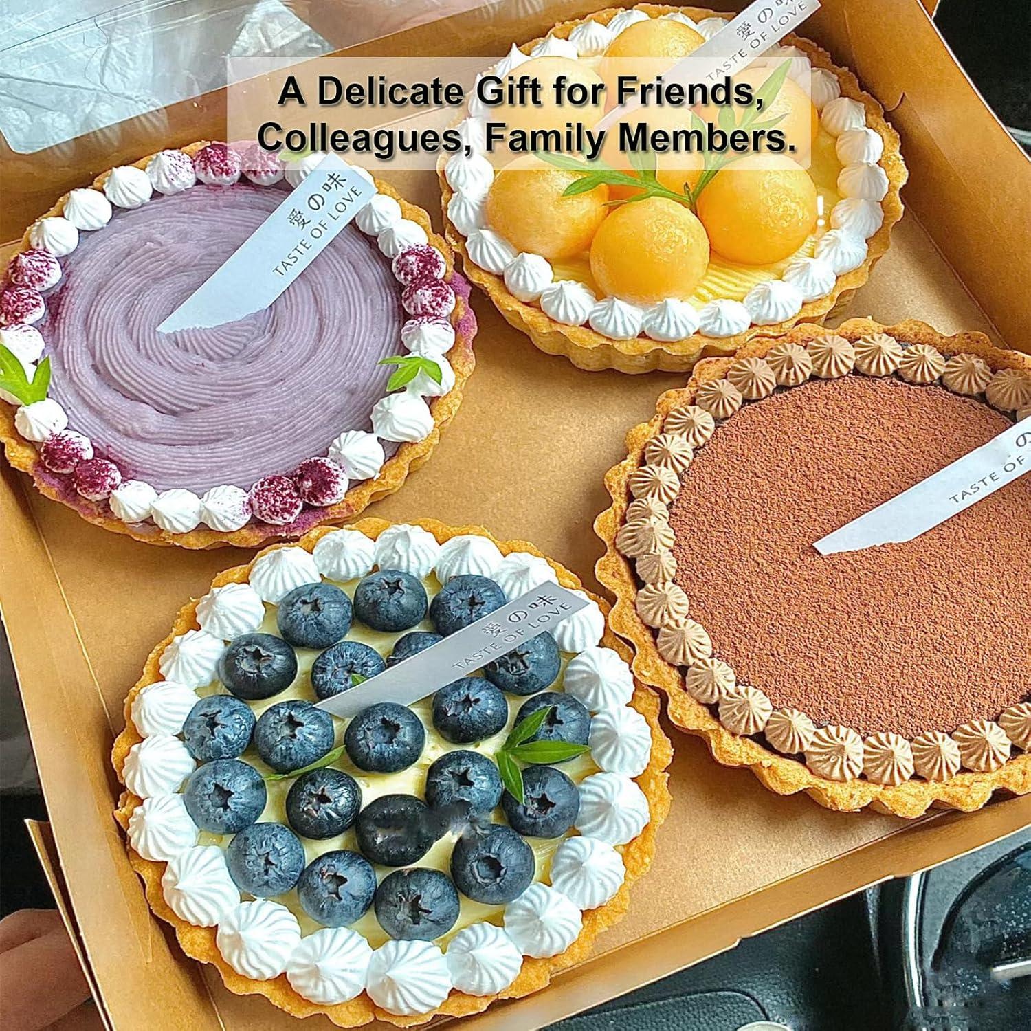 Moldes para Tartas Redondos Yamteck 12cm 6 Piezas Antiadherente