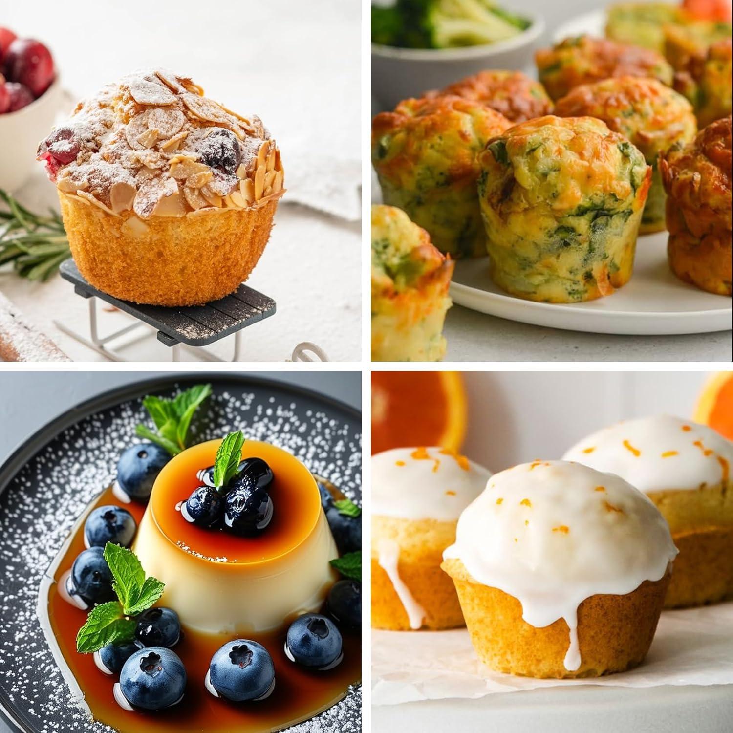 Moldes de Silicona Sakolla para Huevos 7 Tazas Antiadherente